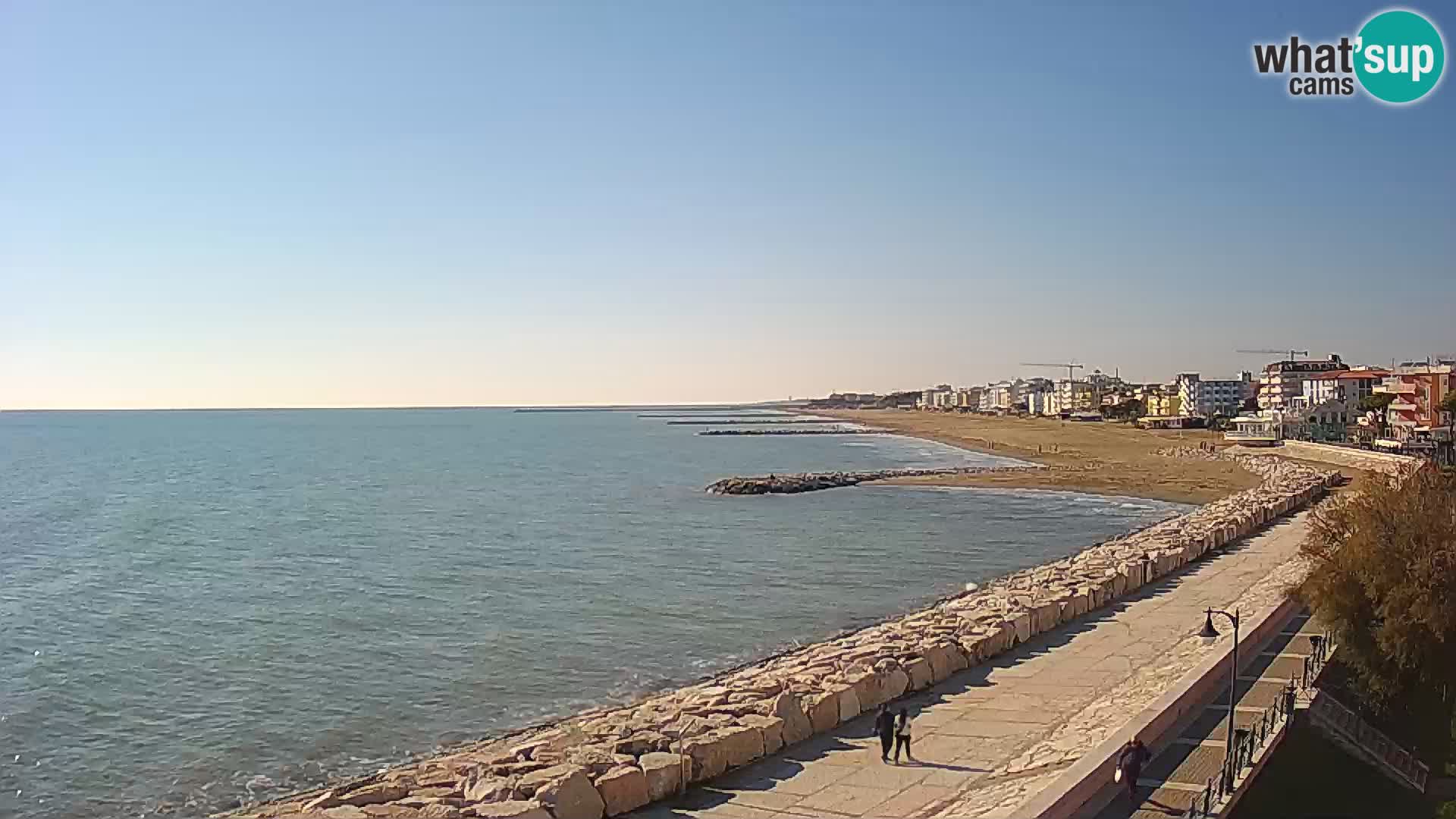 Webcam Caorle Ponente – Vue depuis les Marinai di Caorle