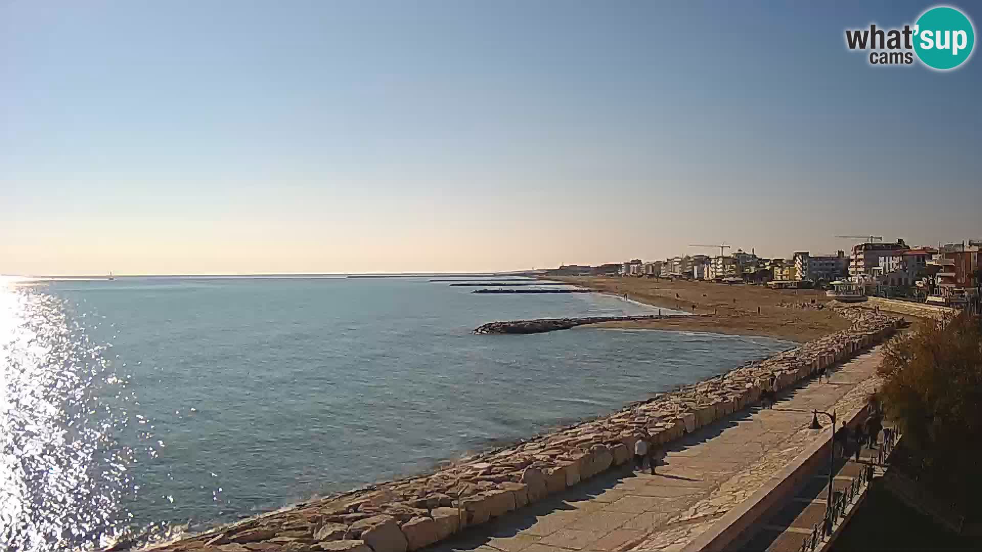Webcam Caorle Ponente – View from Marinai di Caorle