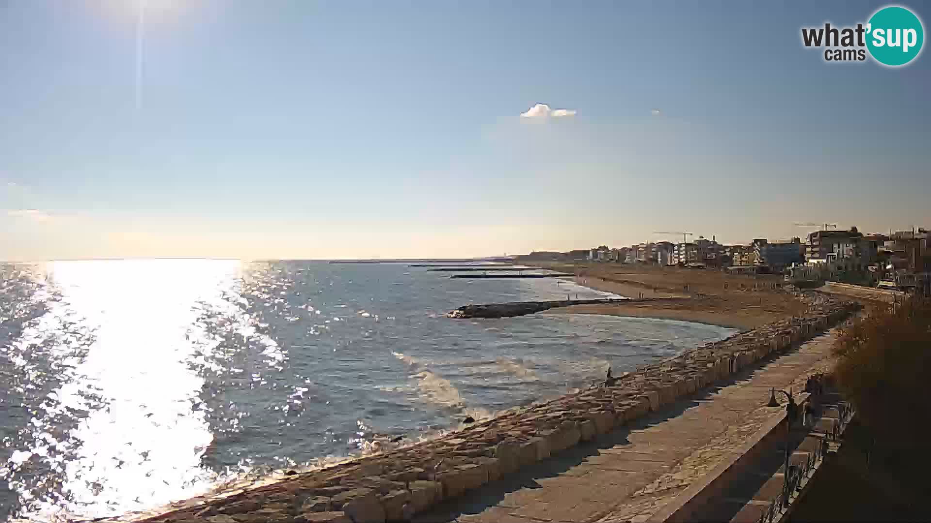 Webcam Caorle Ponente – Vue depuis les Marinai di Caorle