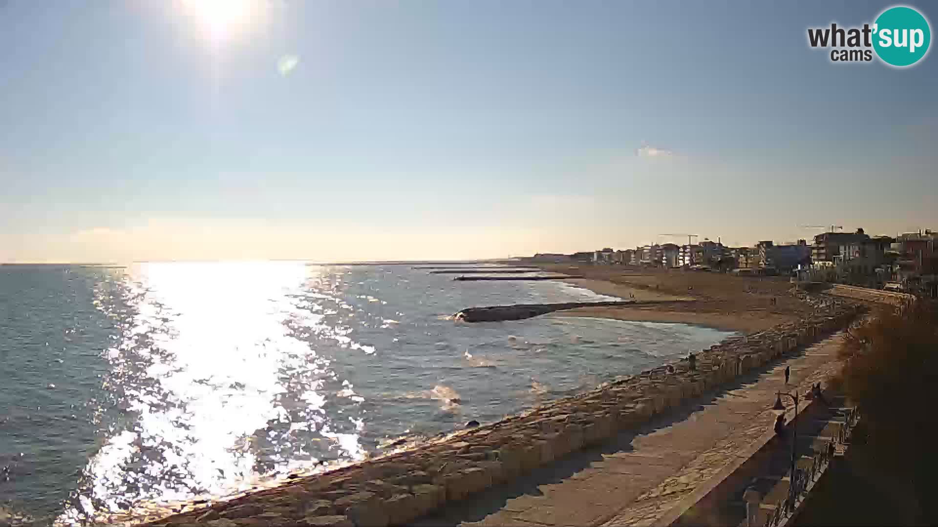 Webcam Caorle Ponente – Vue depuis les Marinai di Caorle