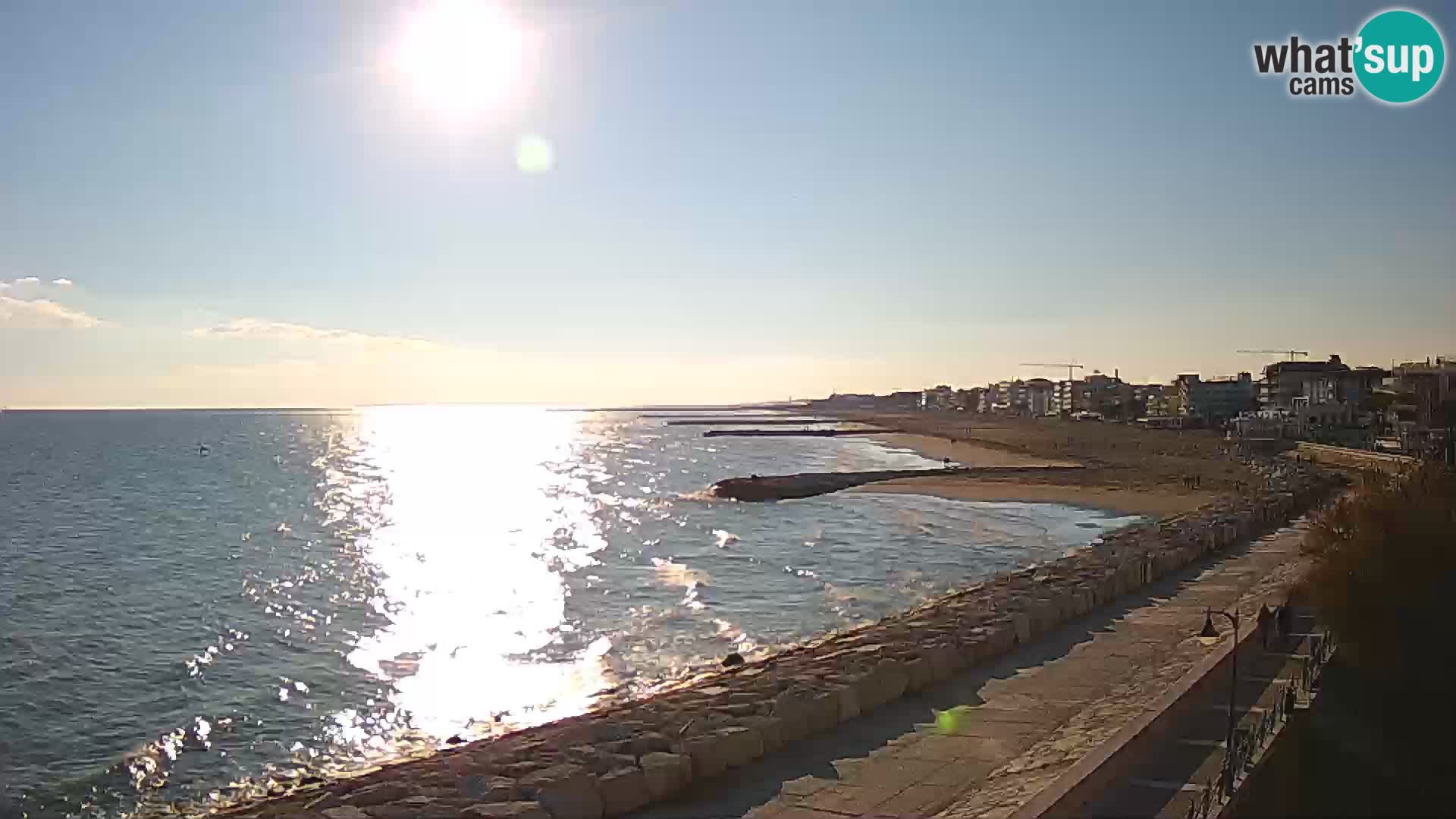 Webcam Caorle Ponente – Vue depuis les Marinai di Caorle