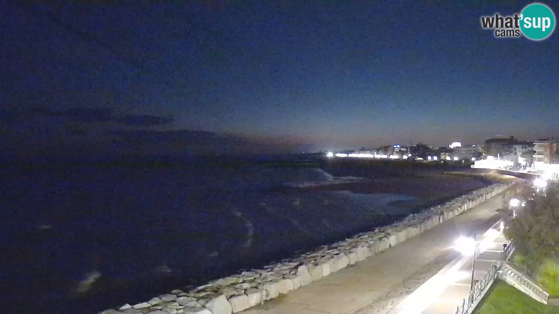 Webcam Caorle Ponente – Vue depuis les Marinai di Caorle