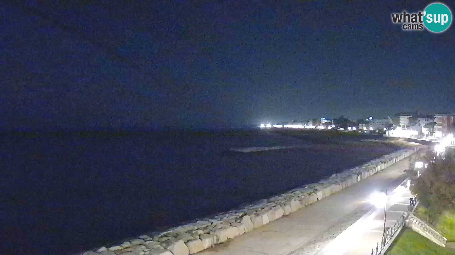 Webcam Caorle Ponente – Vue depuis les Marinai di Caorle
