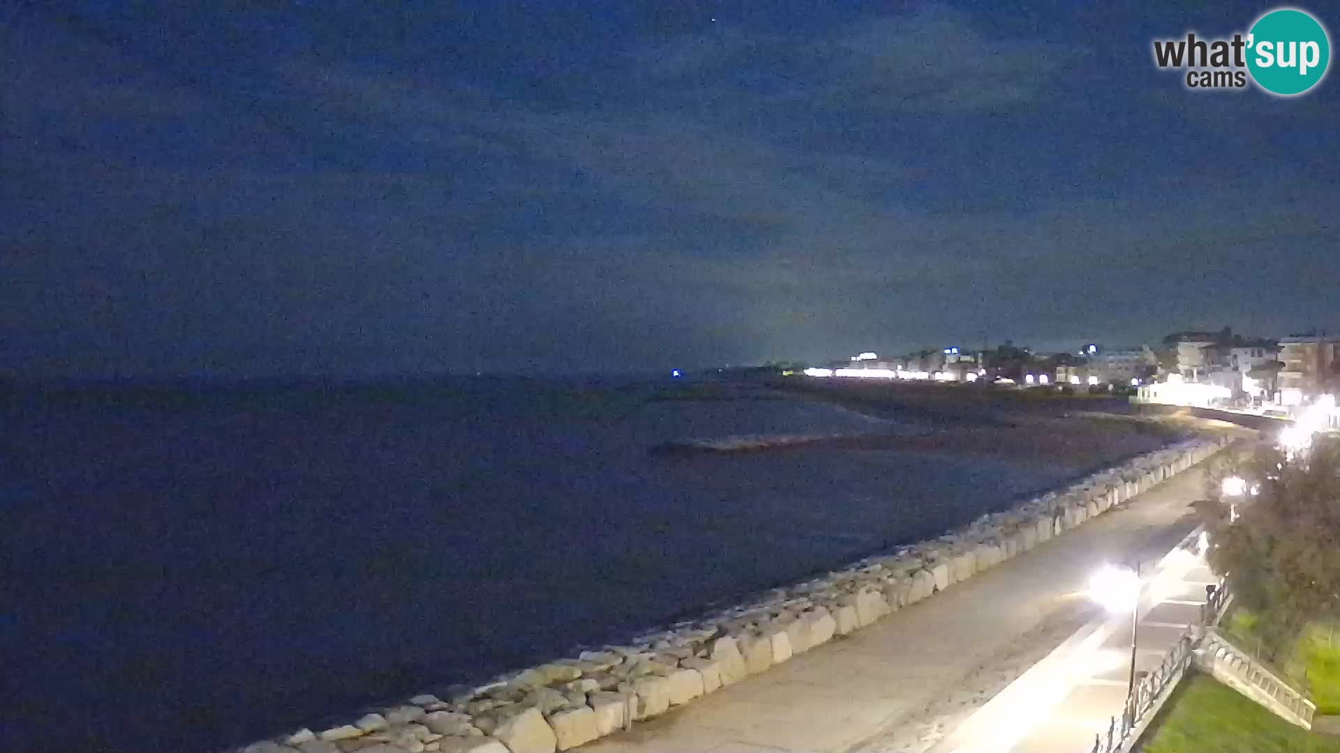 Webcam Caorle Ponente – Vue depuis les Marinai di Caorle