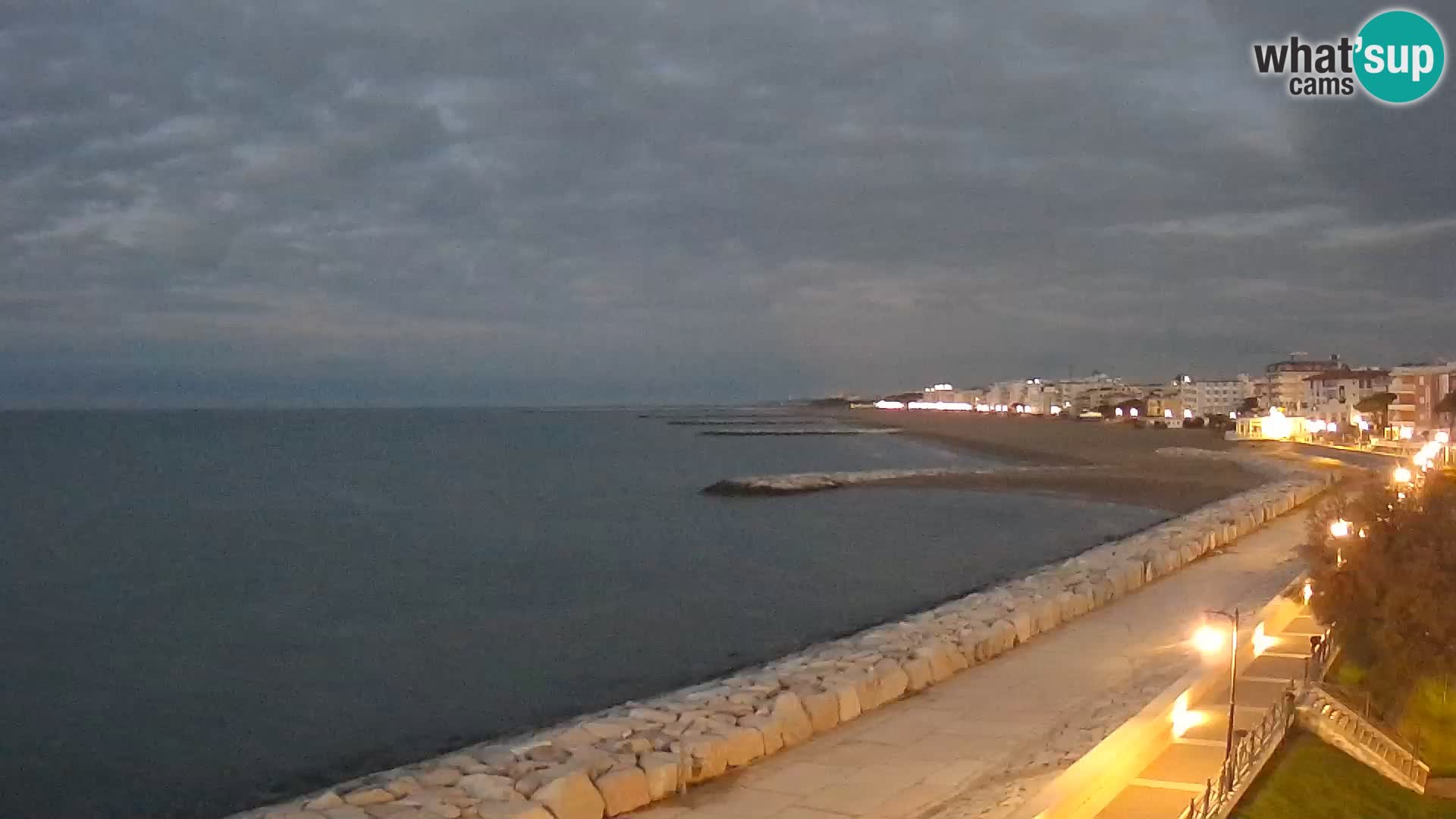 Webcam Caorle Ponente – Blick von Marinai di Caorle