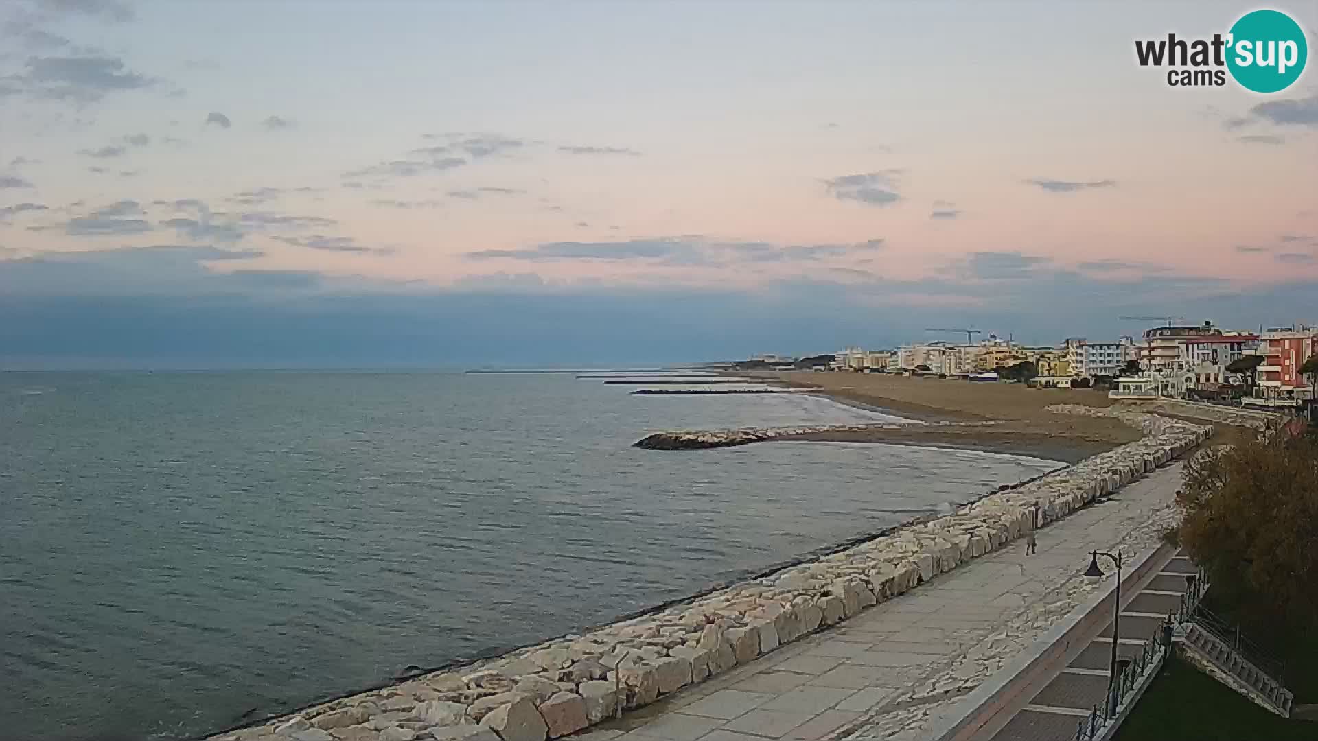 Webcam Caorle Ponente – Vue depuis les Marinai di Caorle