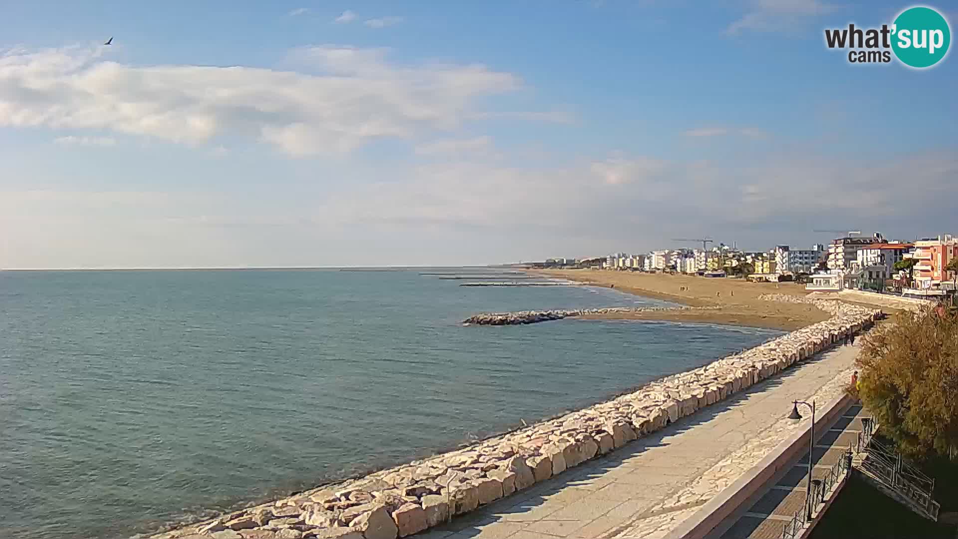 Webcam Caorle Ponente – panorama dall’ASS. Marinai di Caorle