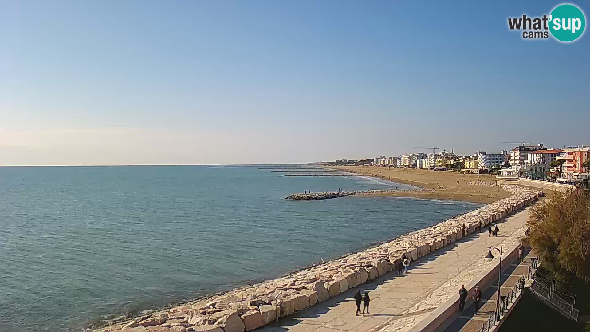 Webcam Caorle Ponente – View from Marinai di Caorle