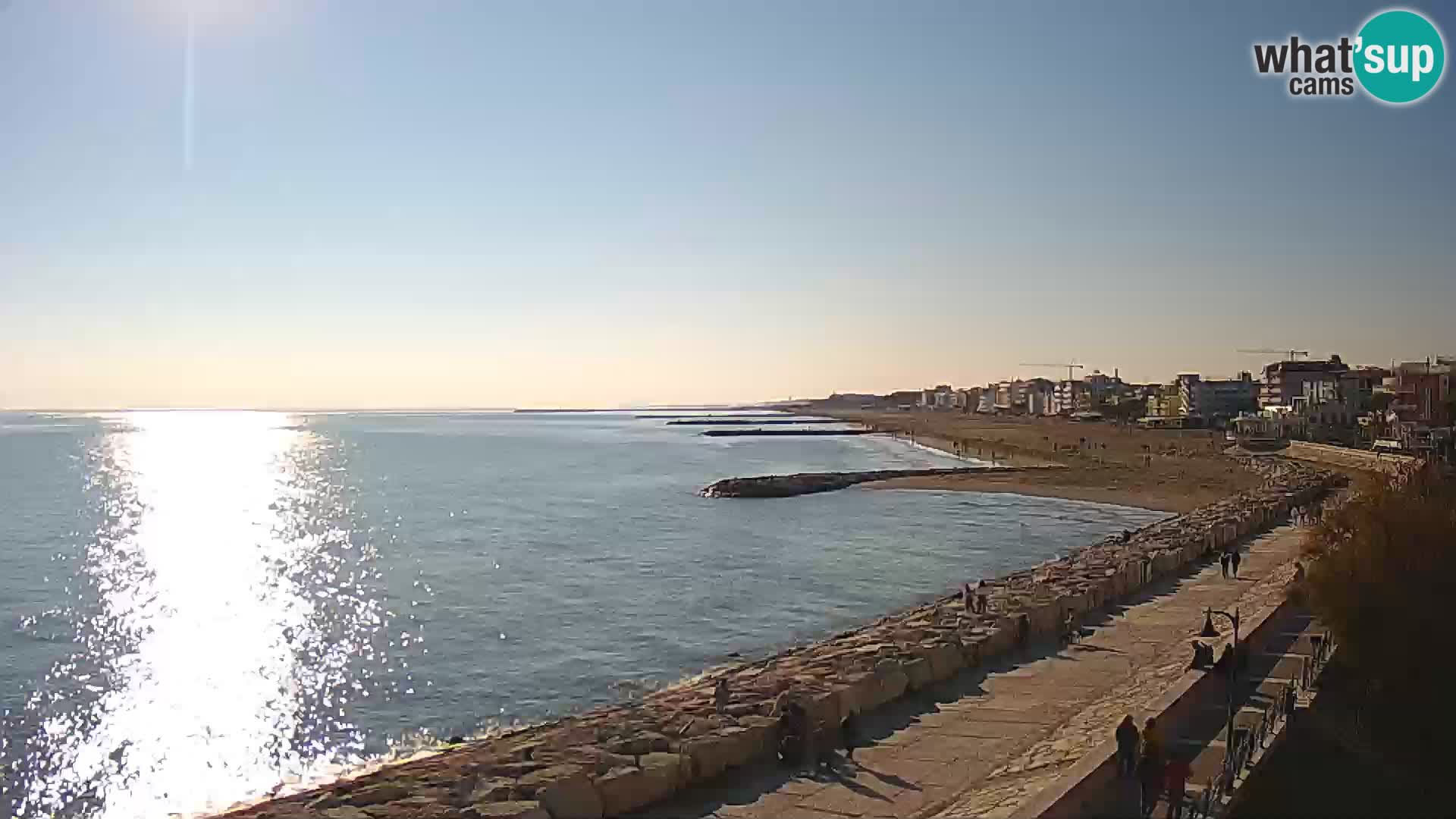 Webcam Caorle Ponente – Blick von Marinai di Caorle