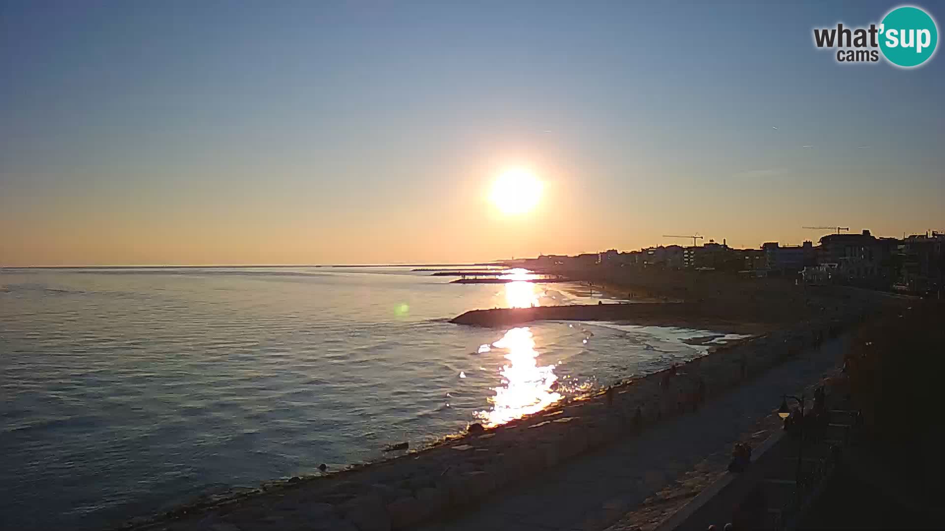 Webcam Caorle Ponente – Vue depuis les Marinai di Caorle
