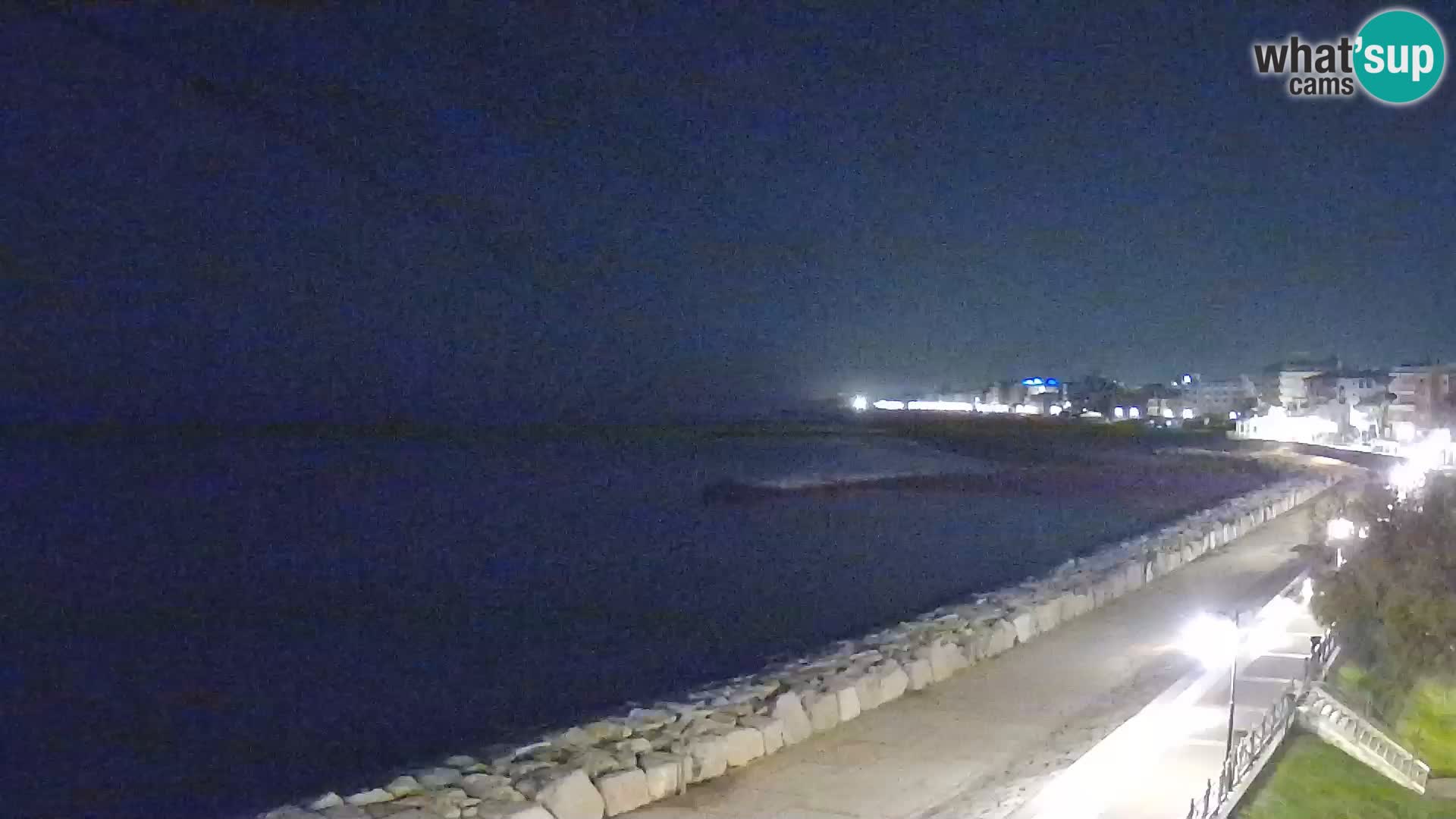 Webcam Caorle Ponente – Vue depuis les Marinai di Caorle