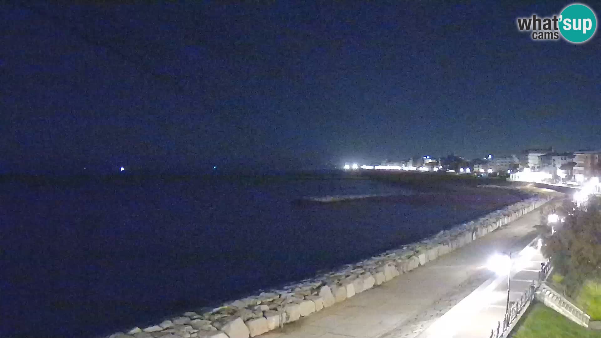 Webcam Caorle Ponente – Blick von Marinai di Caorle