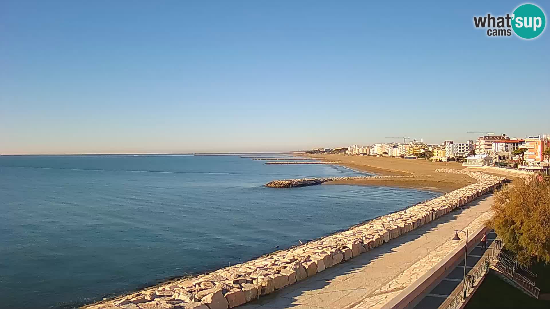 Webcam Caorle Ponente – panorama dall’ASS. Marinai di Caorle