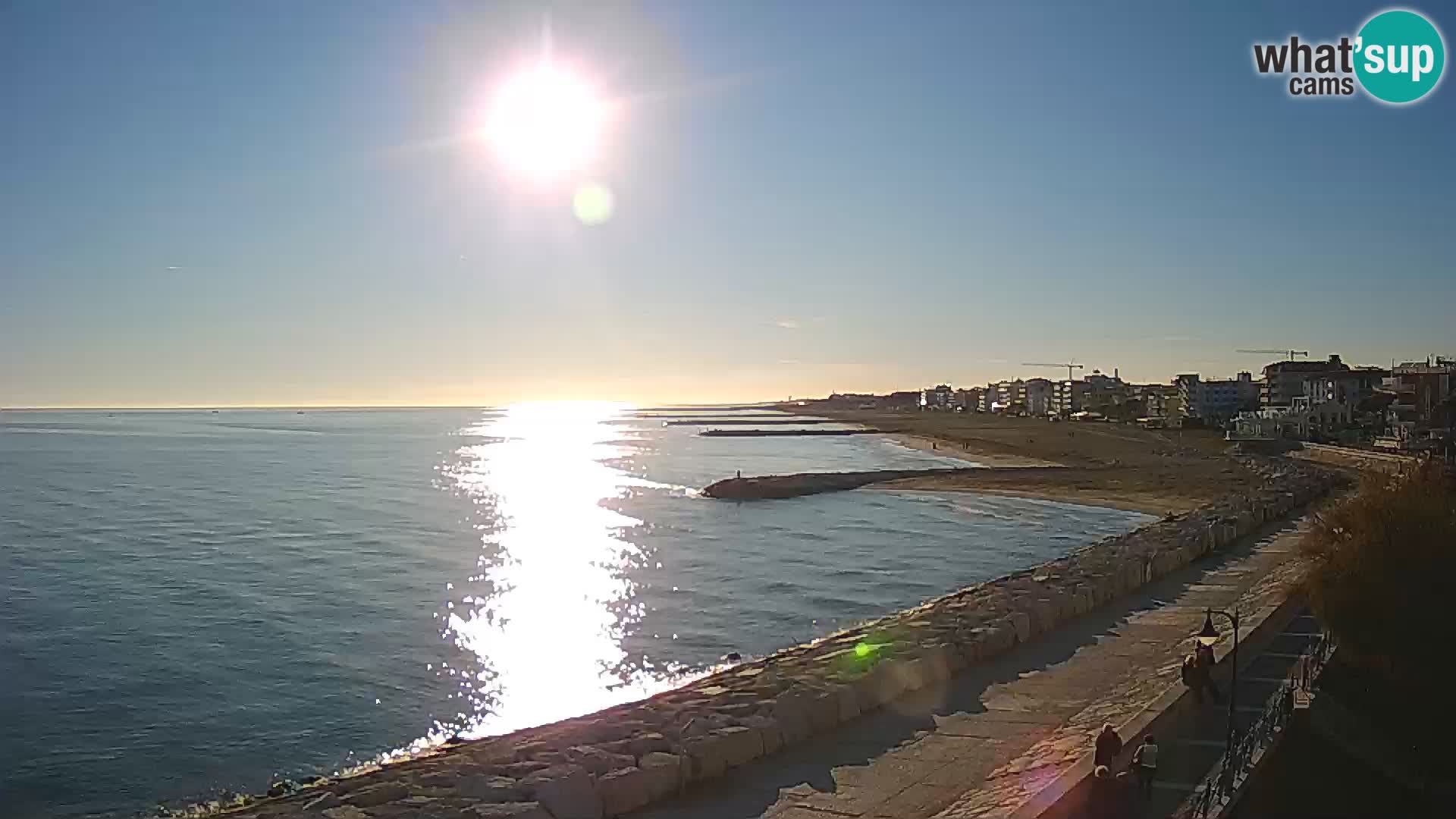 Webcam Caorle Ponente – Blick von Marinai di Caorle