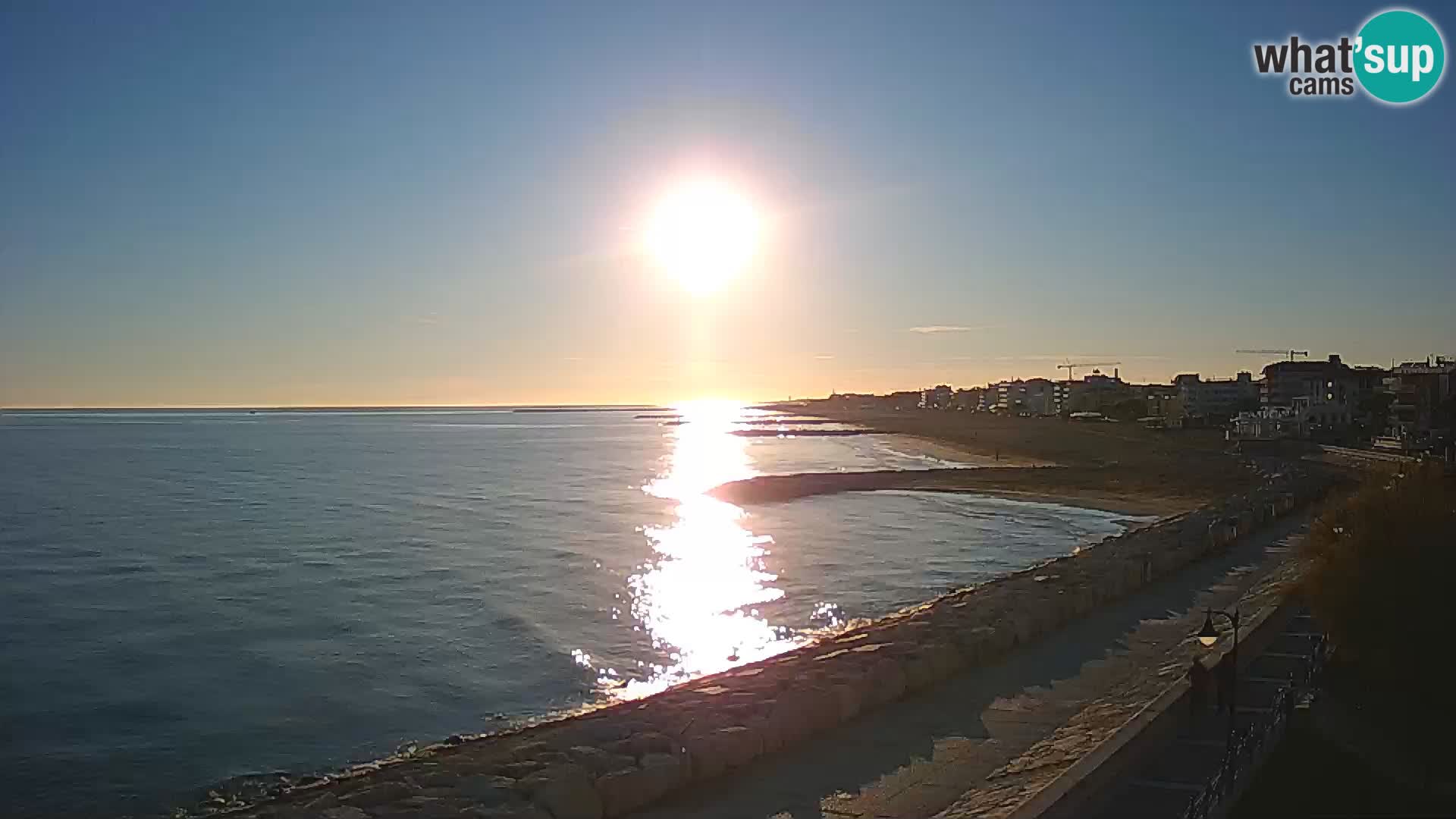Webcam Caorle Ponente – Blick von Marinai di Caorle