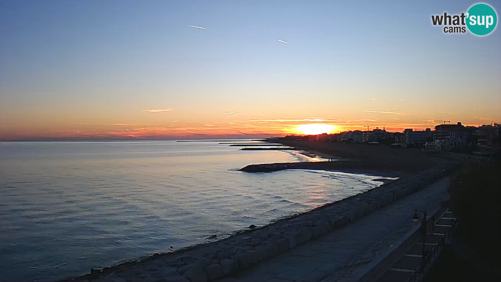 Webcam Caorle Ponente – Blick von Marinai di Caorle