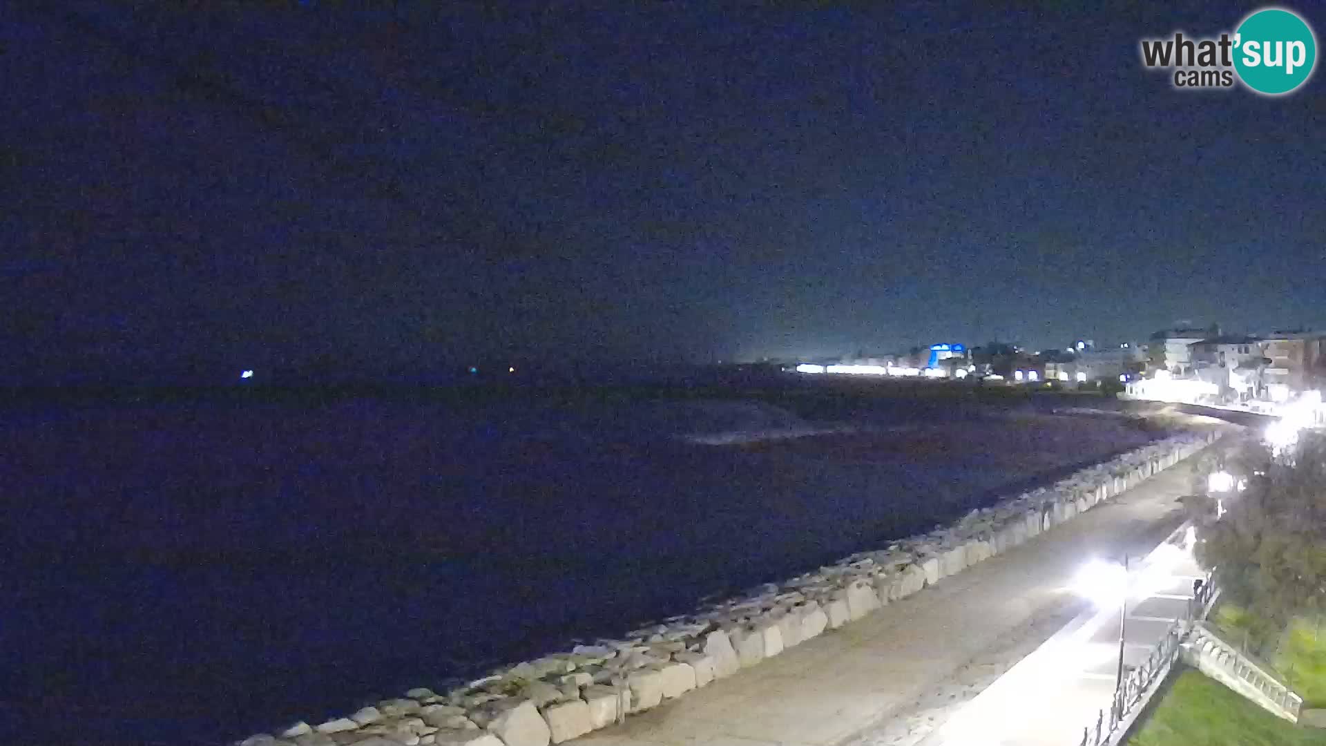 Webcam Caorle Ponente – Blick von Marinai di Caorle