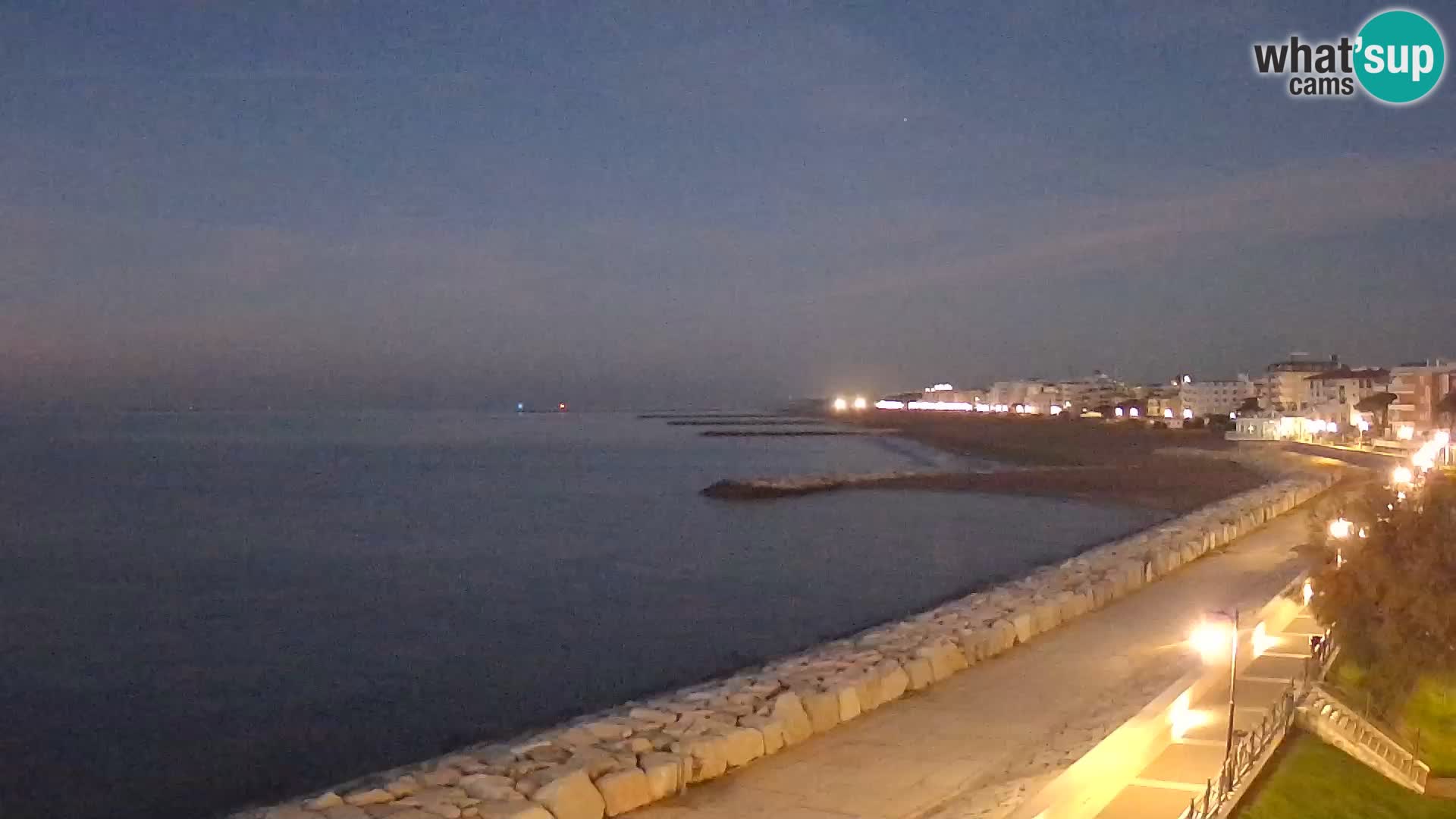Webcam Caorle Ponente – Vue depuis les Marinai di Caorle