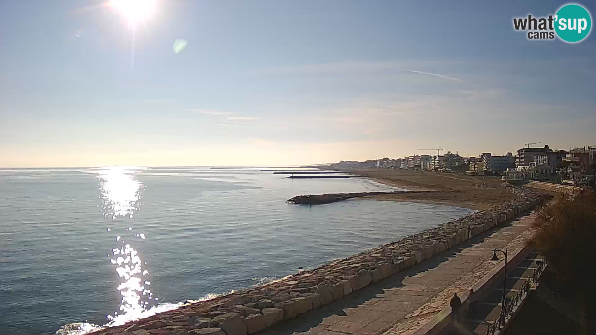 Webcam Caorle Ponente – Blick von Marinai di Caorle