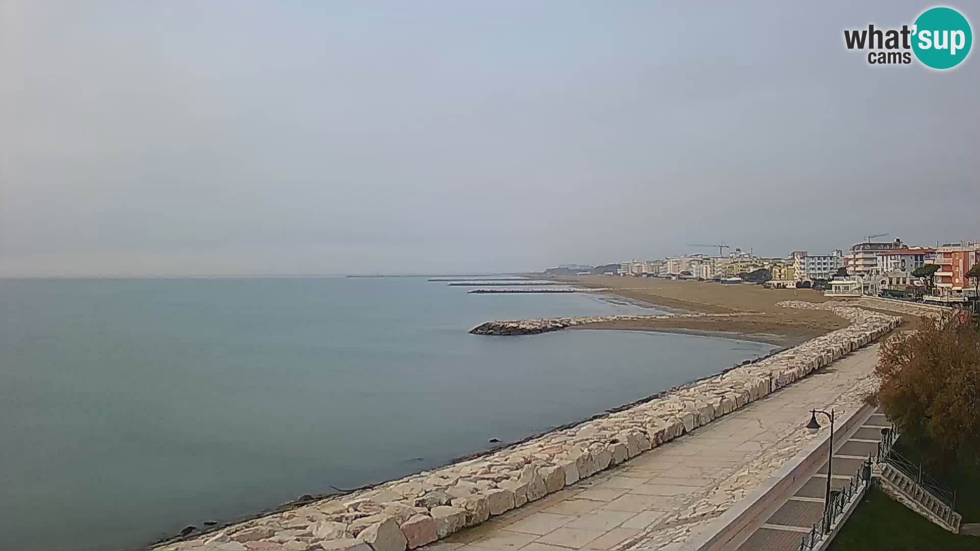 Webcam Caorle Ponente – Blick von Marinai di Caorle
