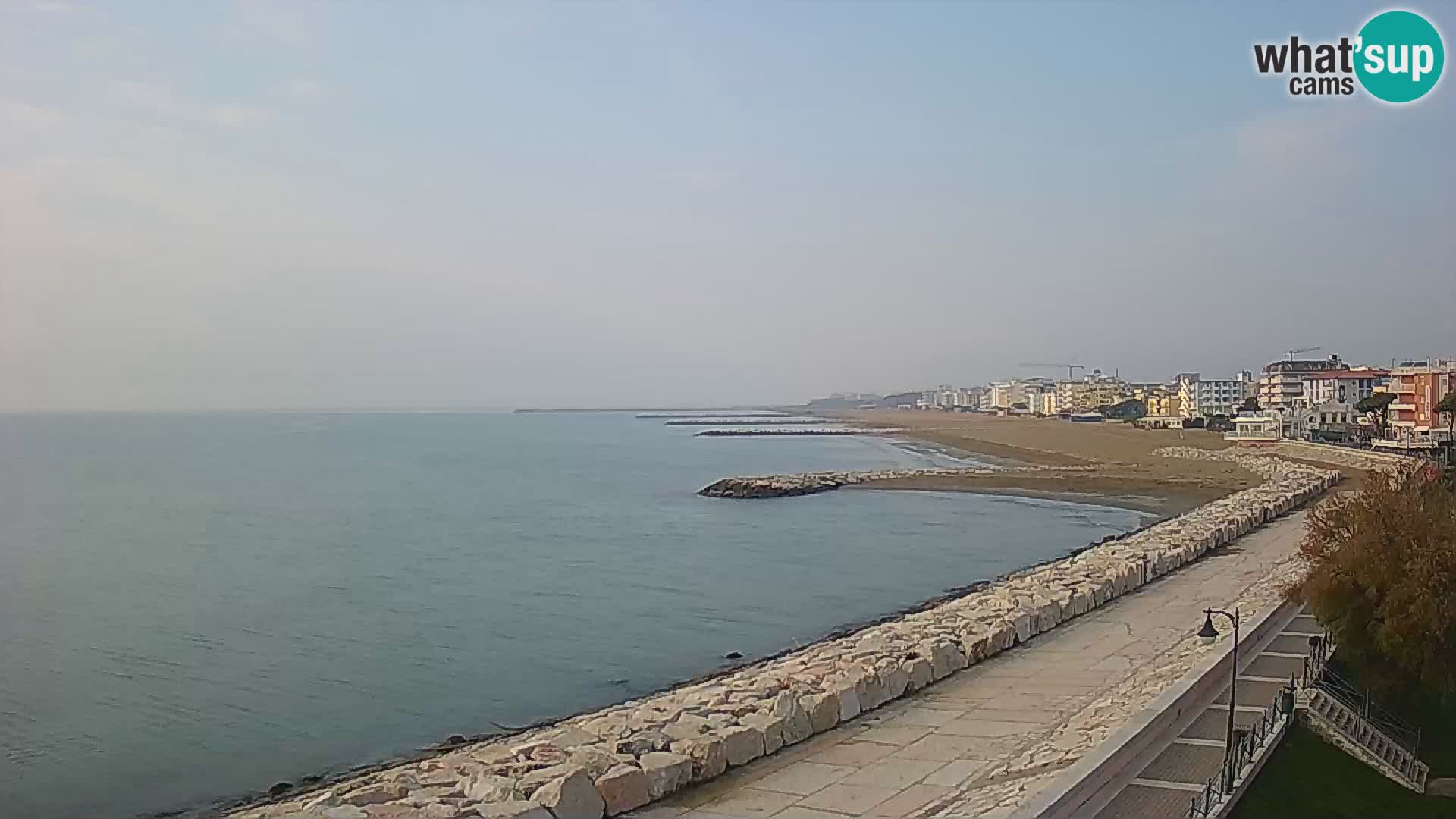 Webcam Caorle Ponente – Blick von Marinai di Caorle