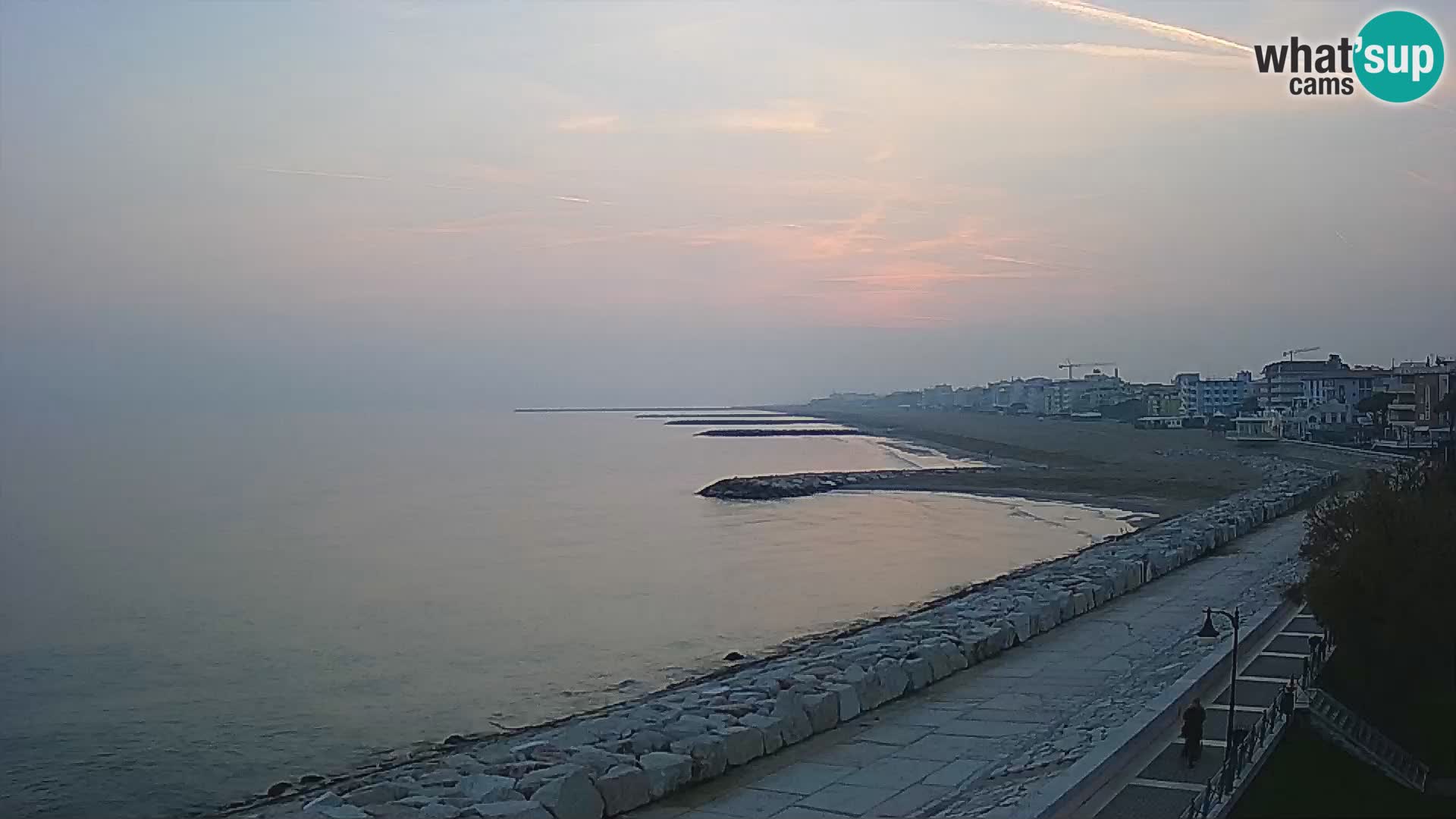 Webcam Caorle Ponente – Blick von Marinai di Caorle