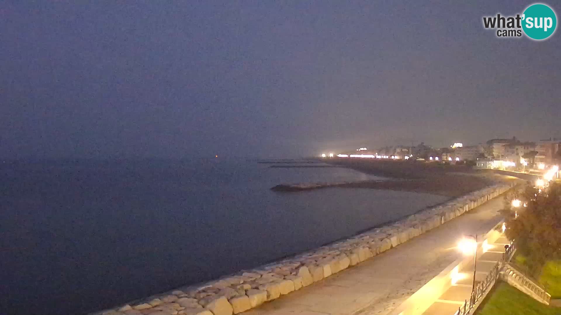 Webcam Caorle Ponente – Vue depuis les Marinai di Caorle