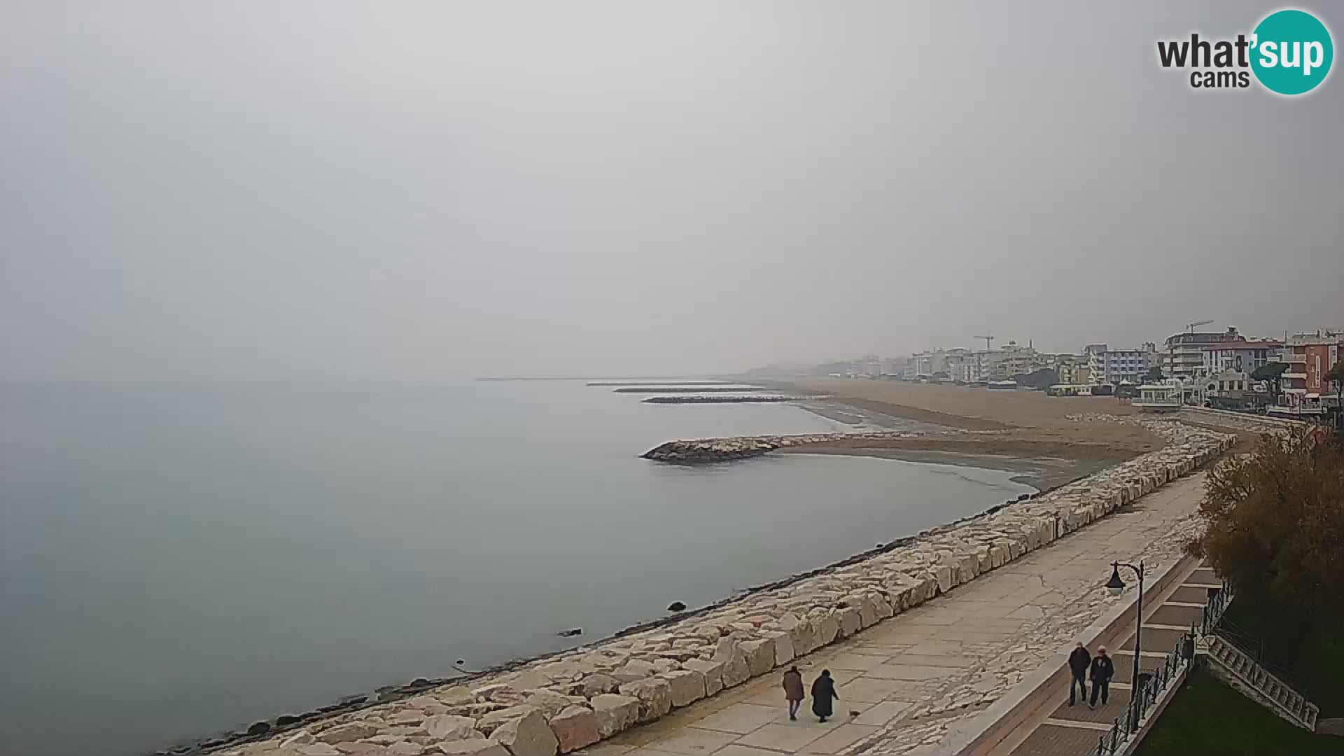 Webcam Caorle Ponente – Vue depuis les Marinai di Caorle