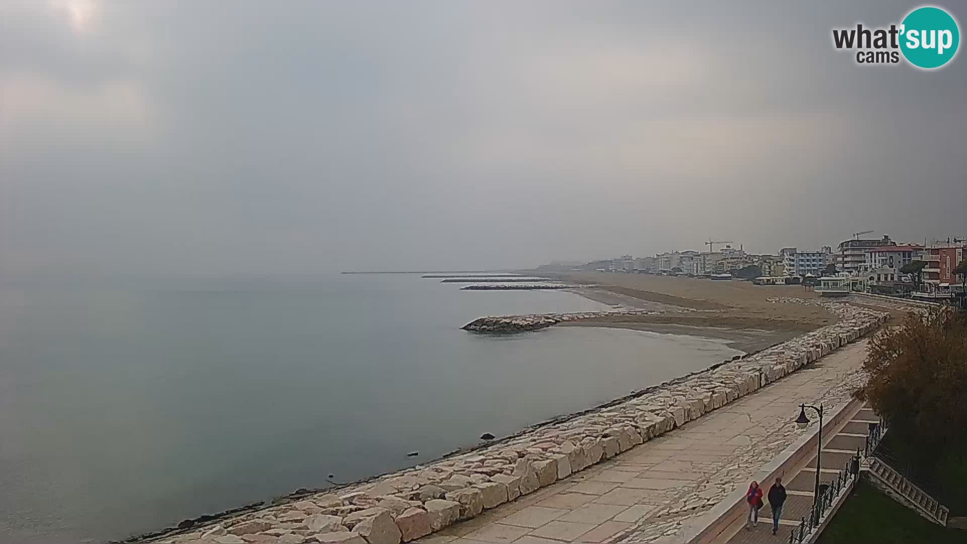 Webcam Caorle Ponente – Vue depuis les Marinai di Caorle