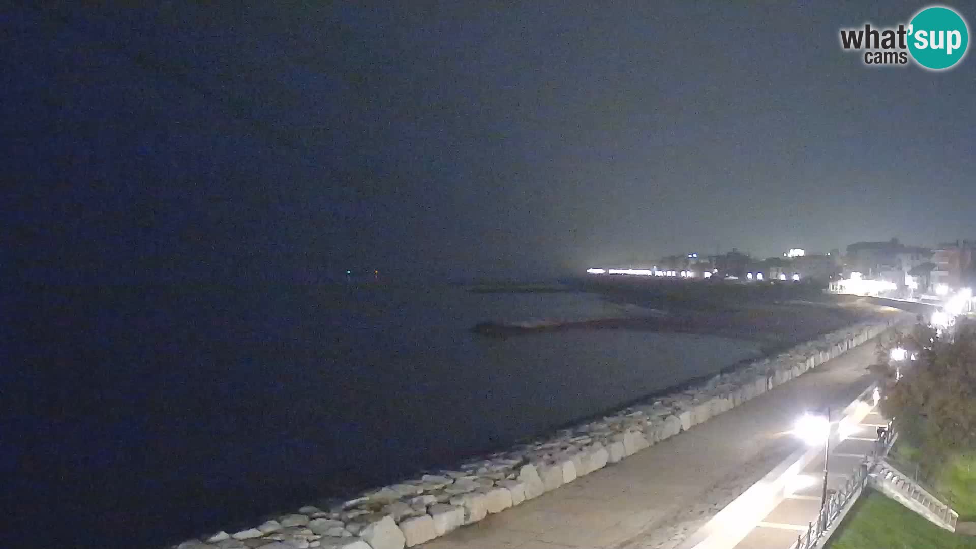 Webcam Caorle Ponente – Blick von Marinai di Caorle