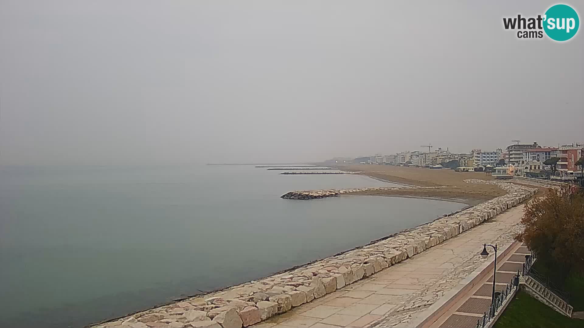 Webcam Caorle Ponente – Blick von Marinai di Caorle