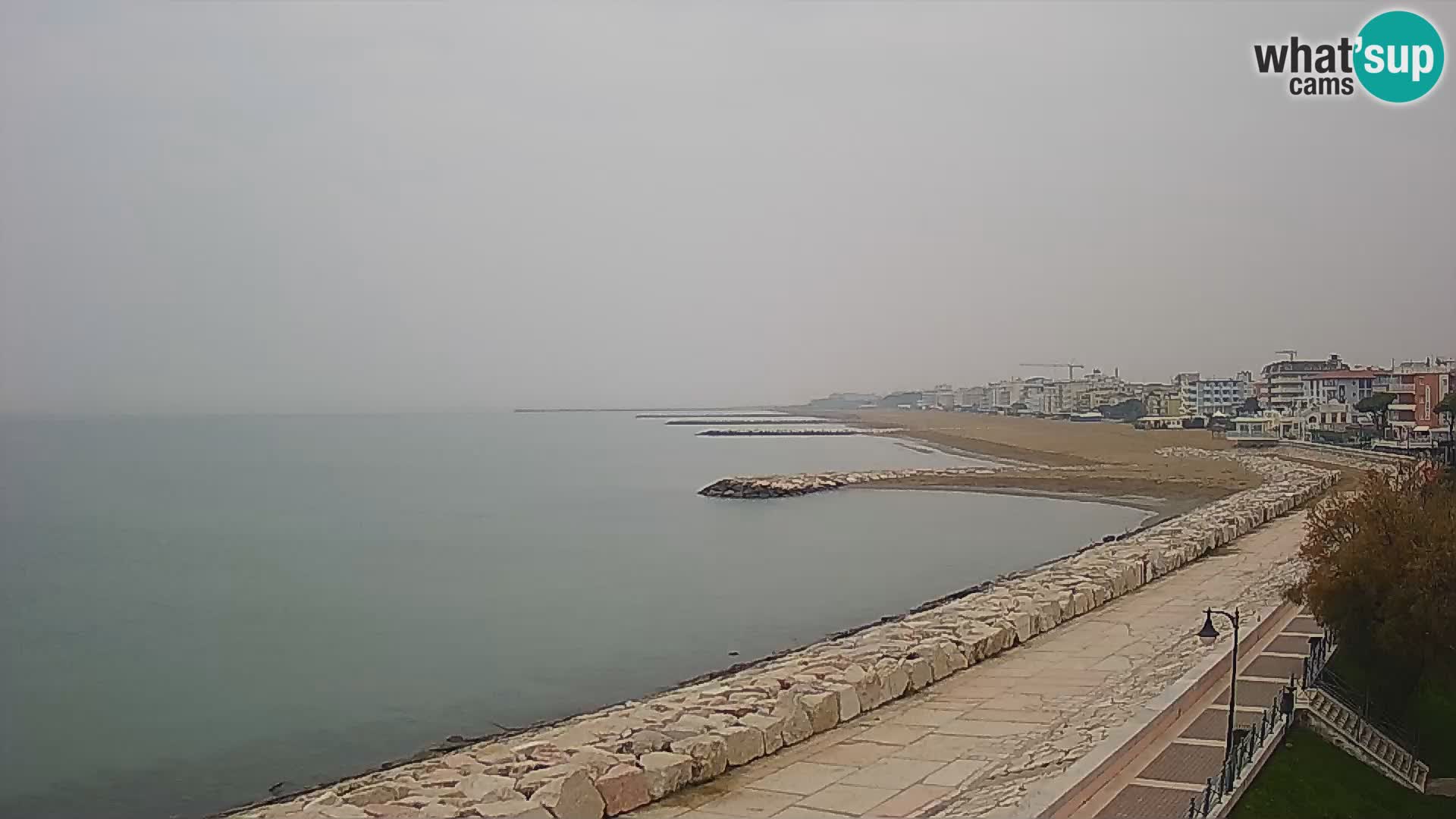 Webcam Caorle Ponente – Blick von Marinai di Caorle