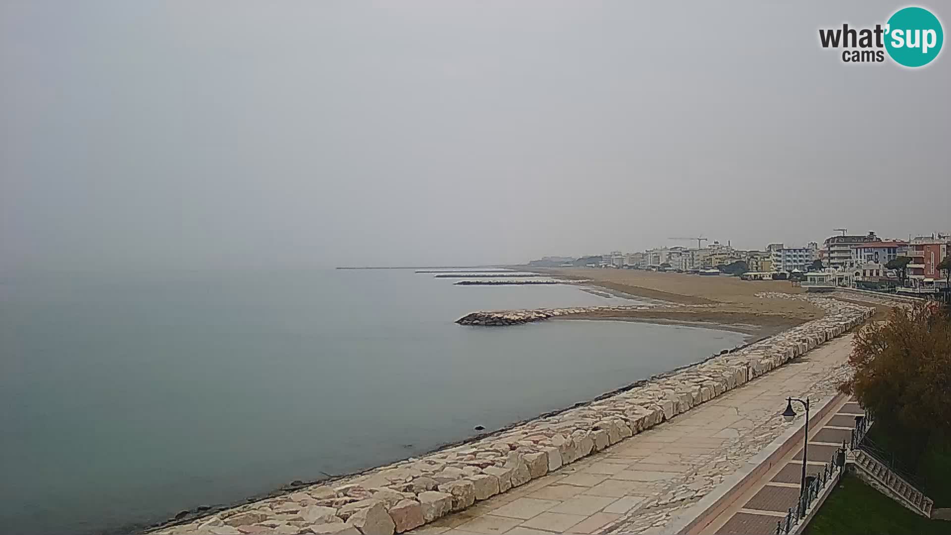 Webcam Caorle Ponente – Blick von Marinai di Caorle