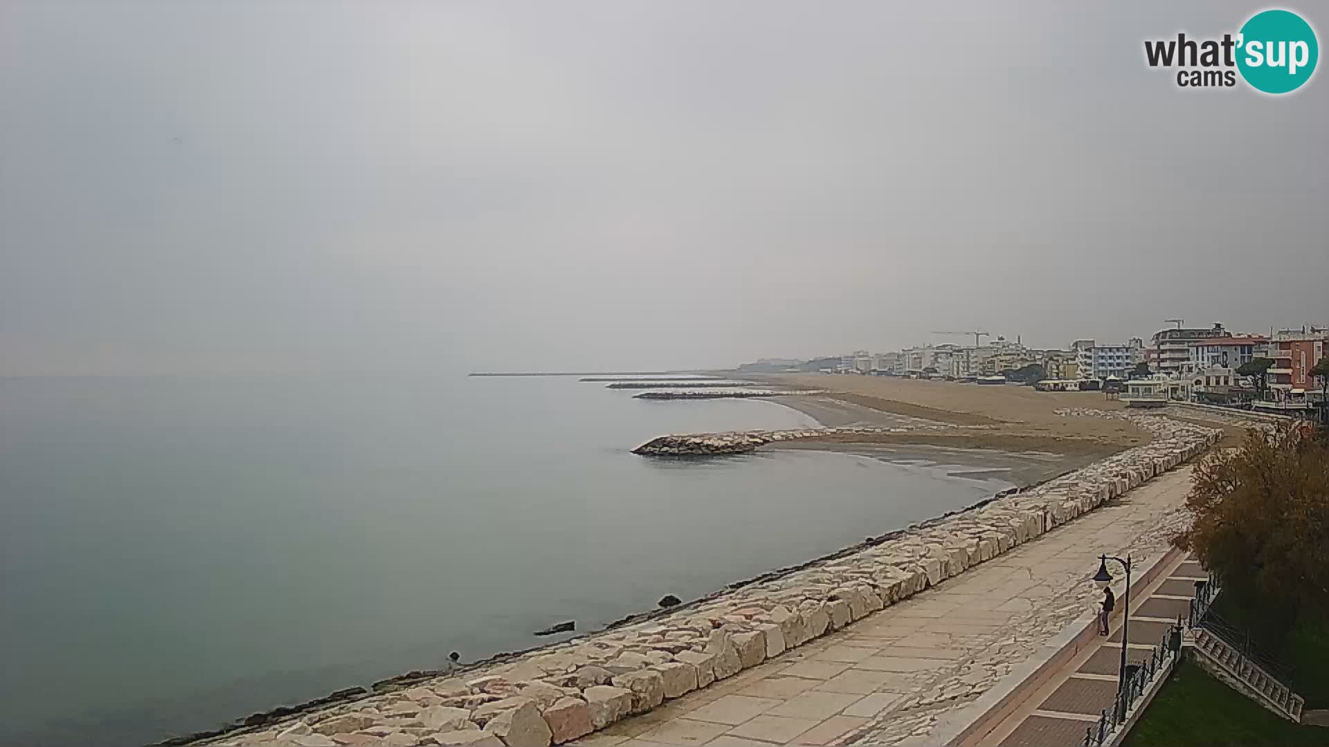 Webcam Caorle Ponente – Vue depuis les Marinai di Caorle