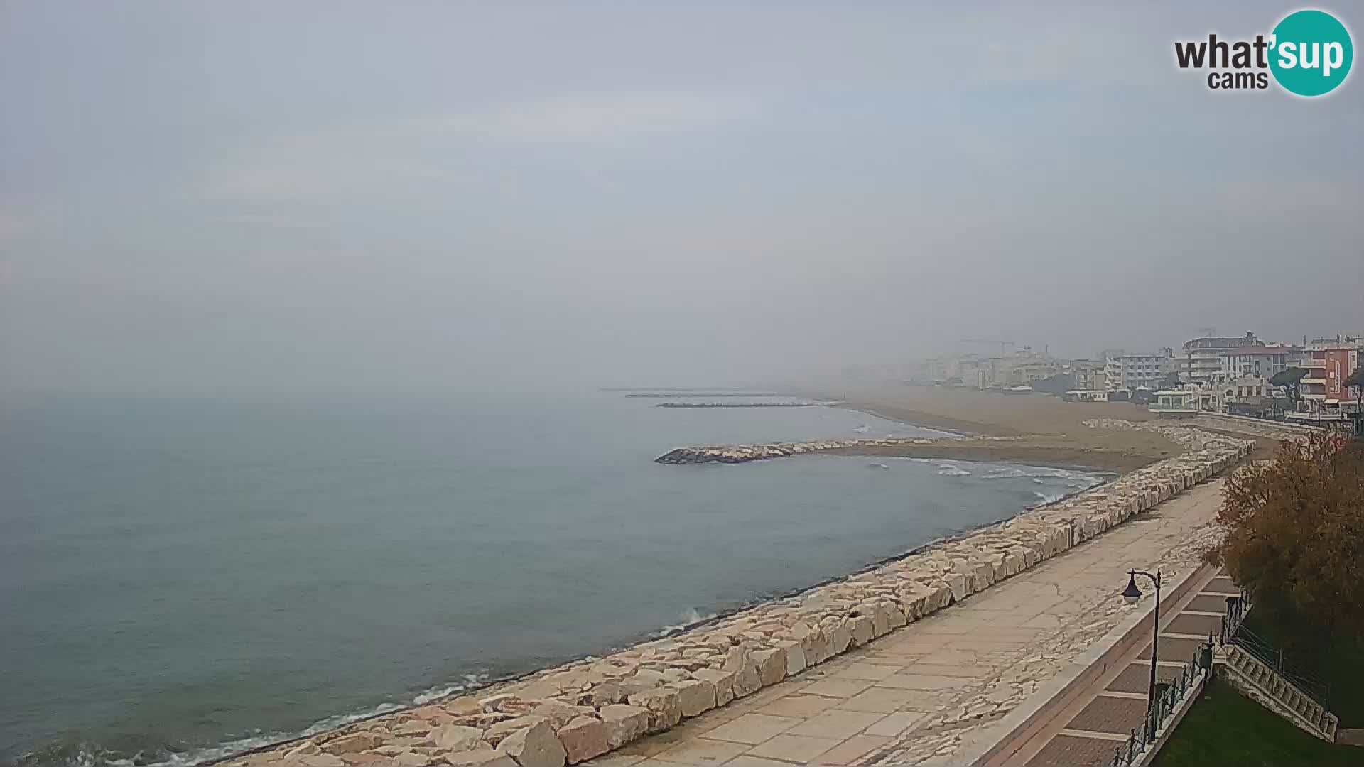 Webcam Caorle Ponente – Blick von Marinai di Caorle