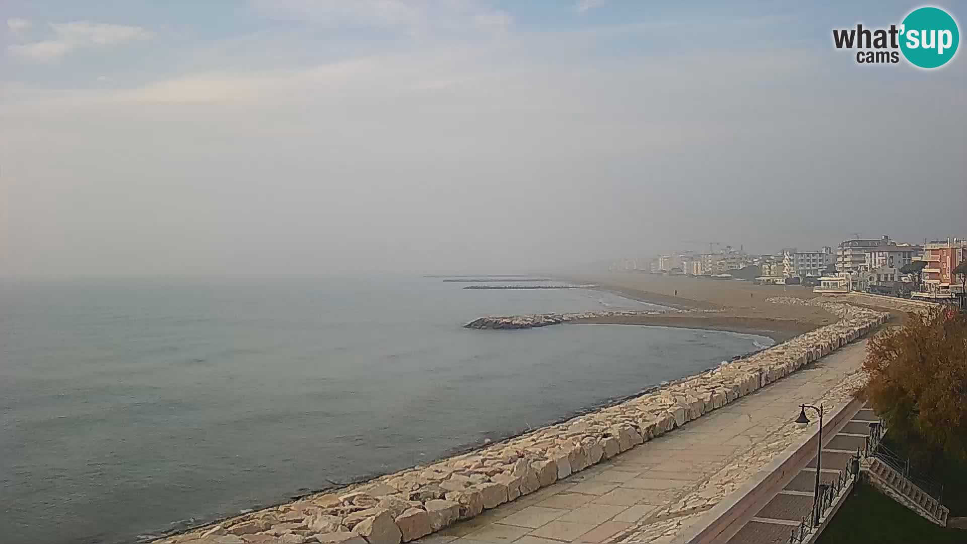 Webcam Caorle Ponente – Vue depuis les Marinai di Caorle