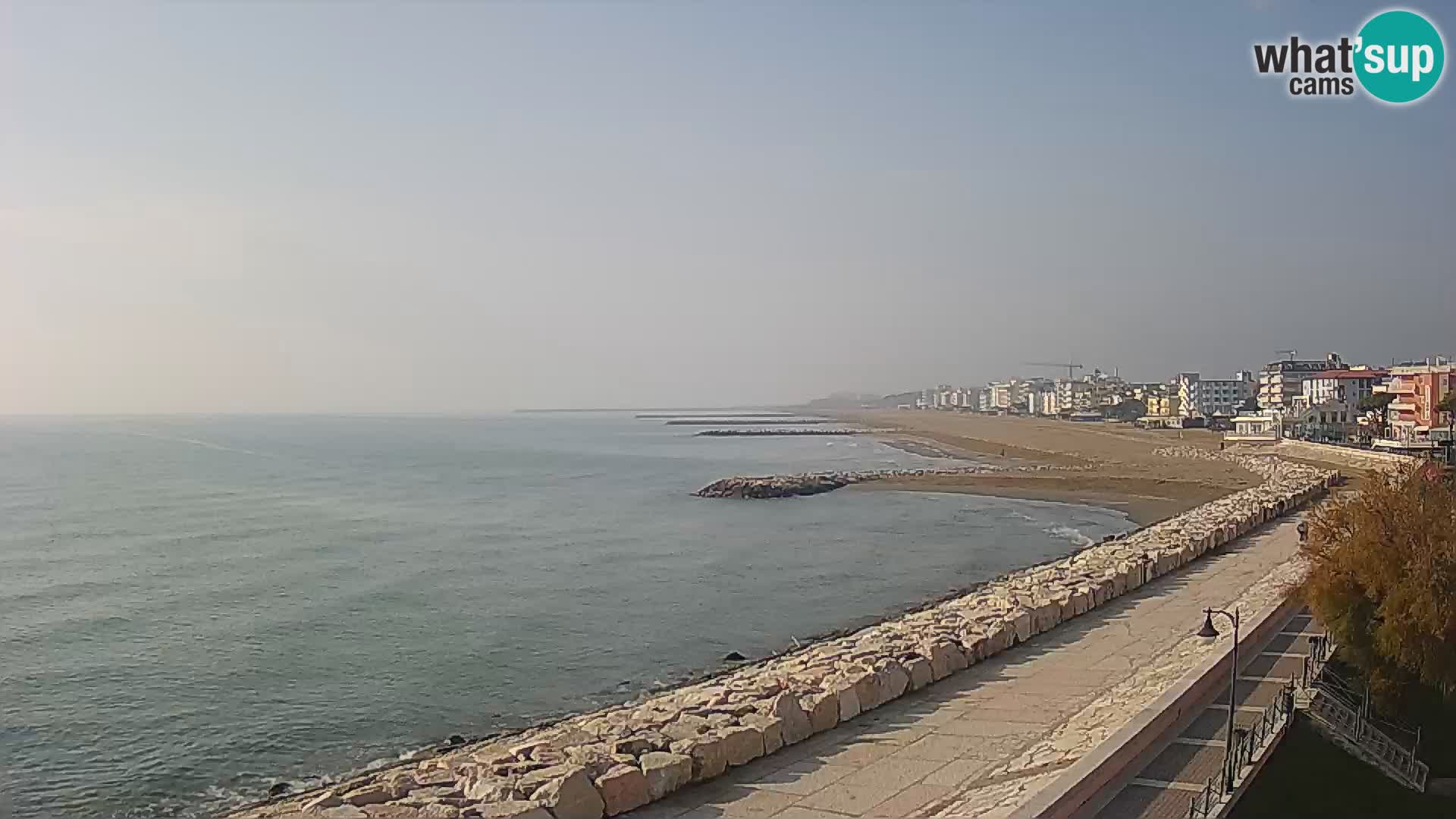 Webcam Caorle Ponente – Vue depuis les Marinai di Caorle