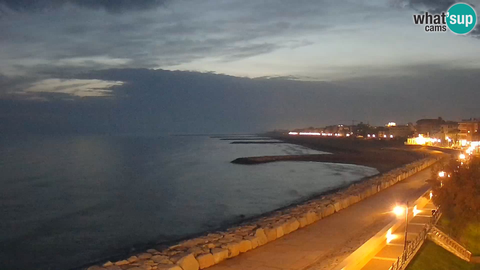 Webcam Caorle Ponente – Blick von Marinai di Caorle