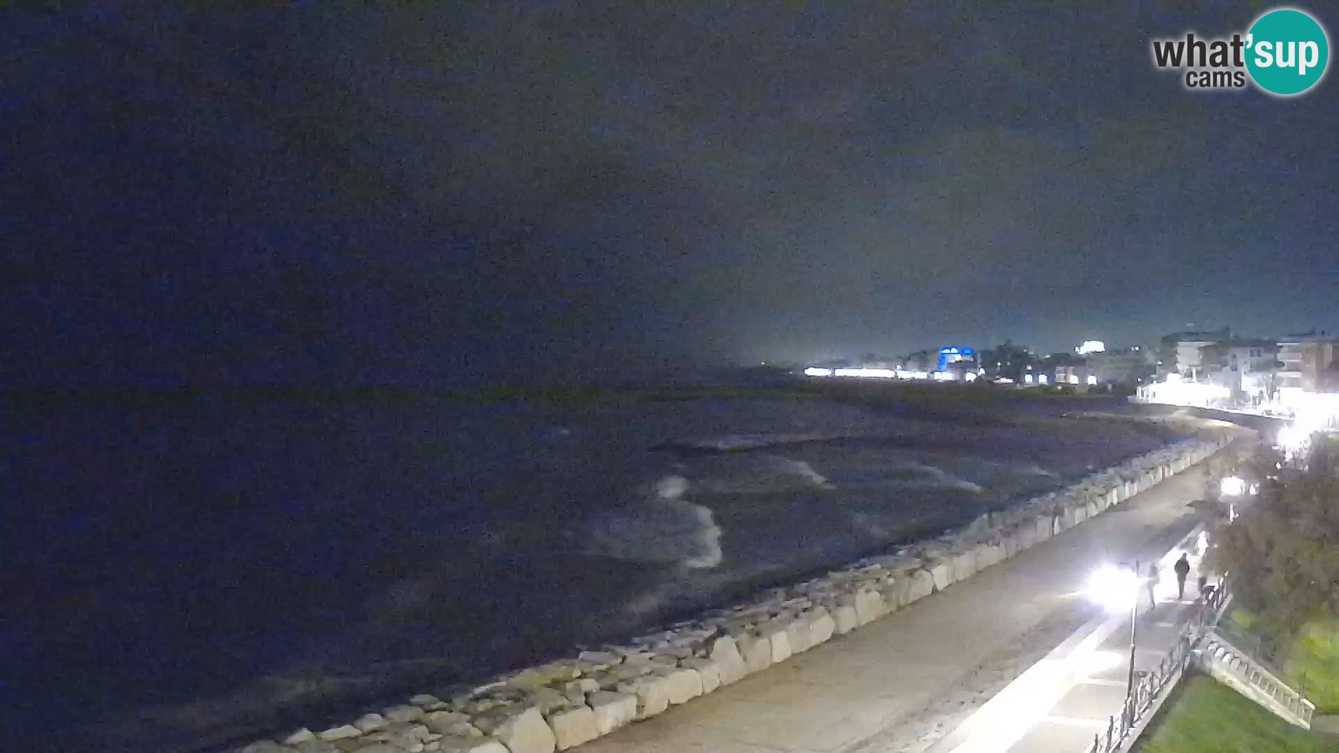 Webcam Caorle Ponente – Blick von Marinai di Caorle