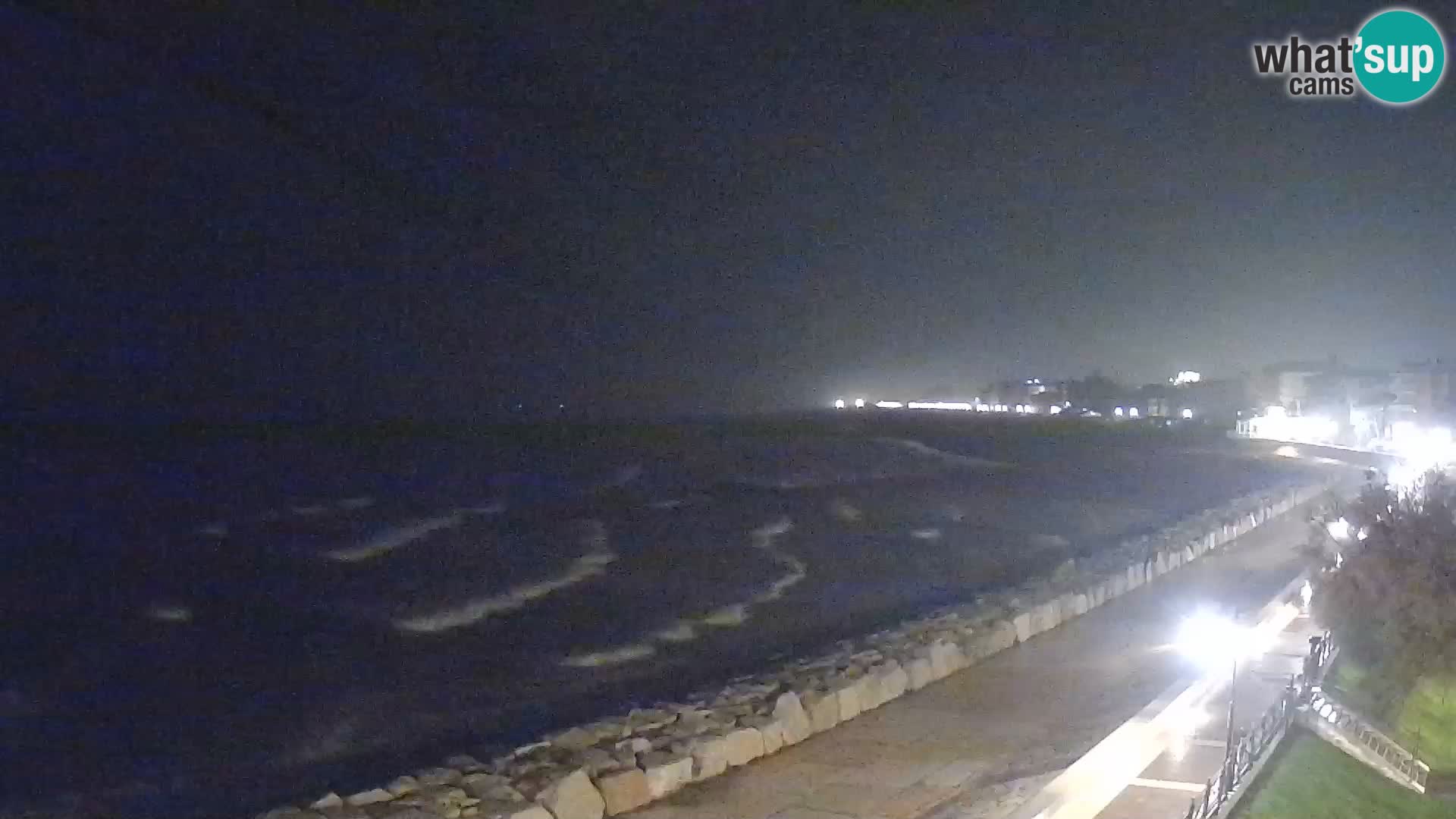 Webcam Caorle Ponente – Vue depuis les Marinai di Caorle
