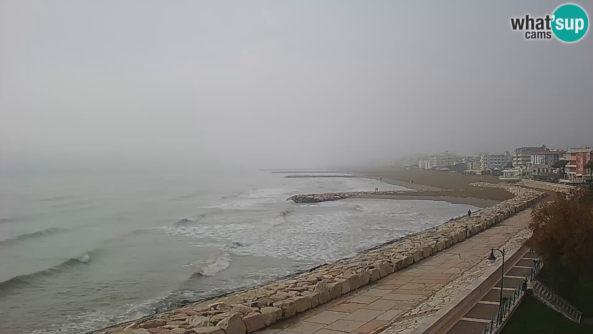 Webcam Caorle Ponente – Vue depuis les Marinai di Caorle