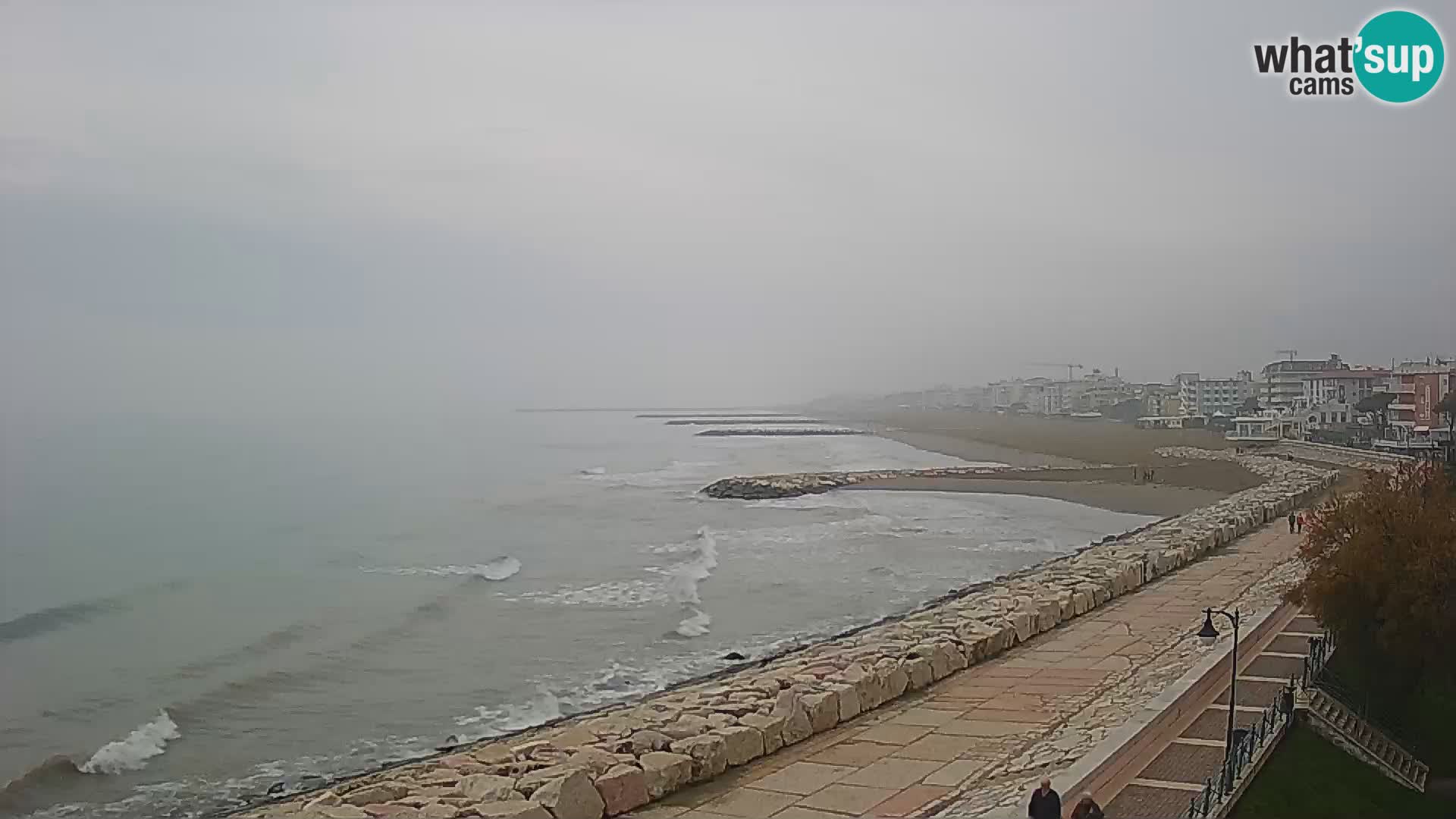 Webcam Caorle Ponente – Blick von Marinai di Caorle