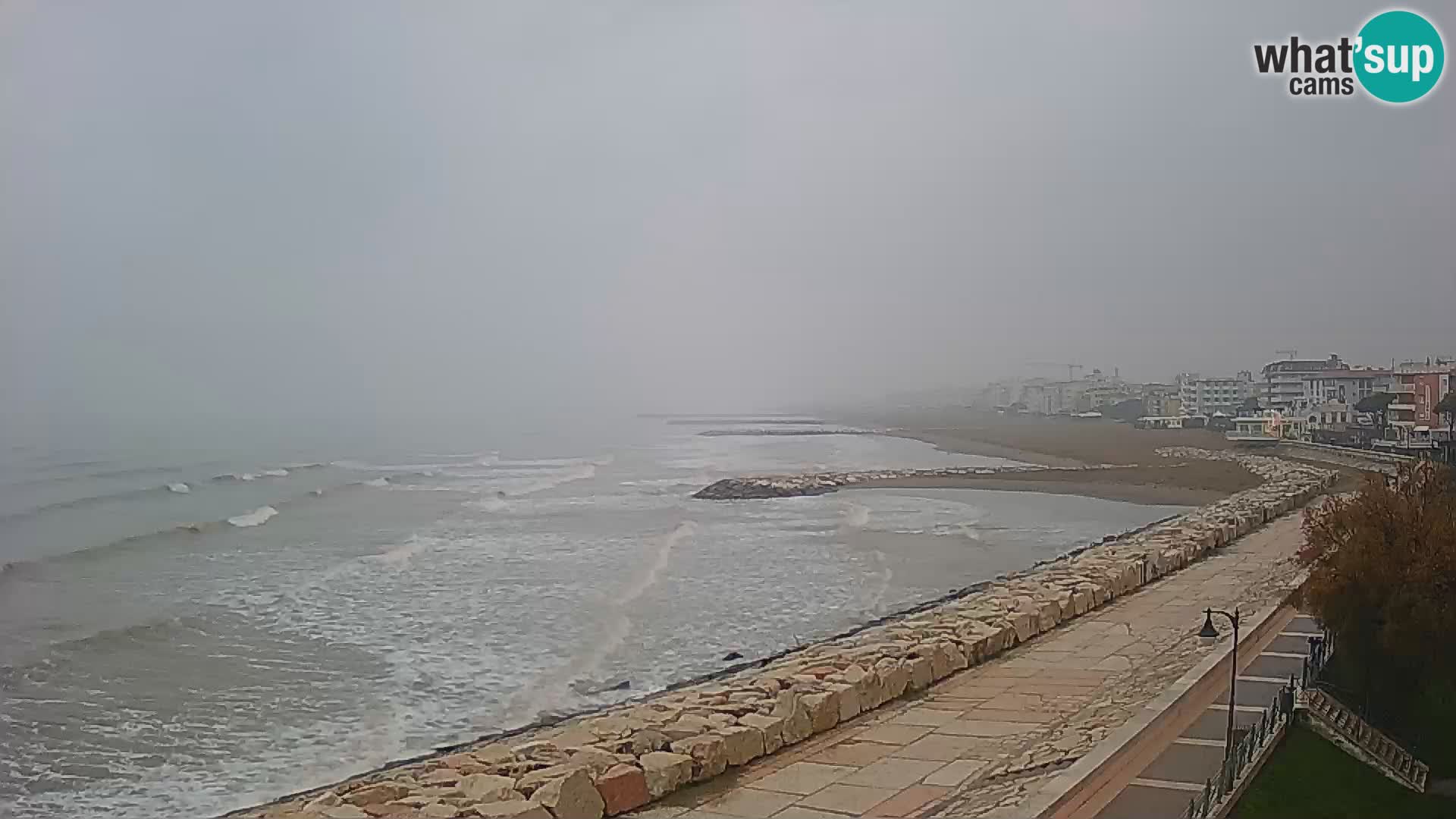 Webcam Caorle Ponente – Vue depuis les Marinai di Caorle
