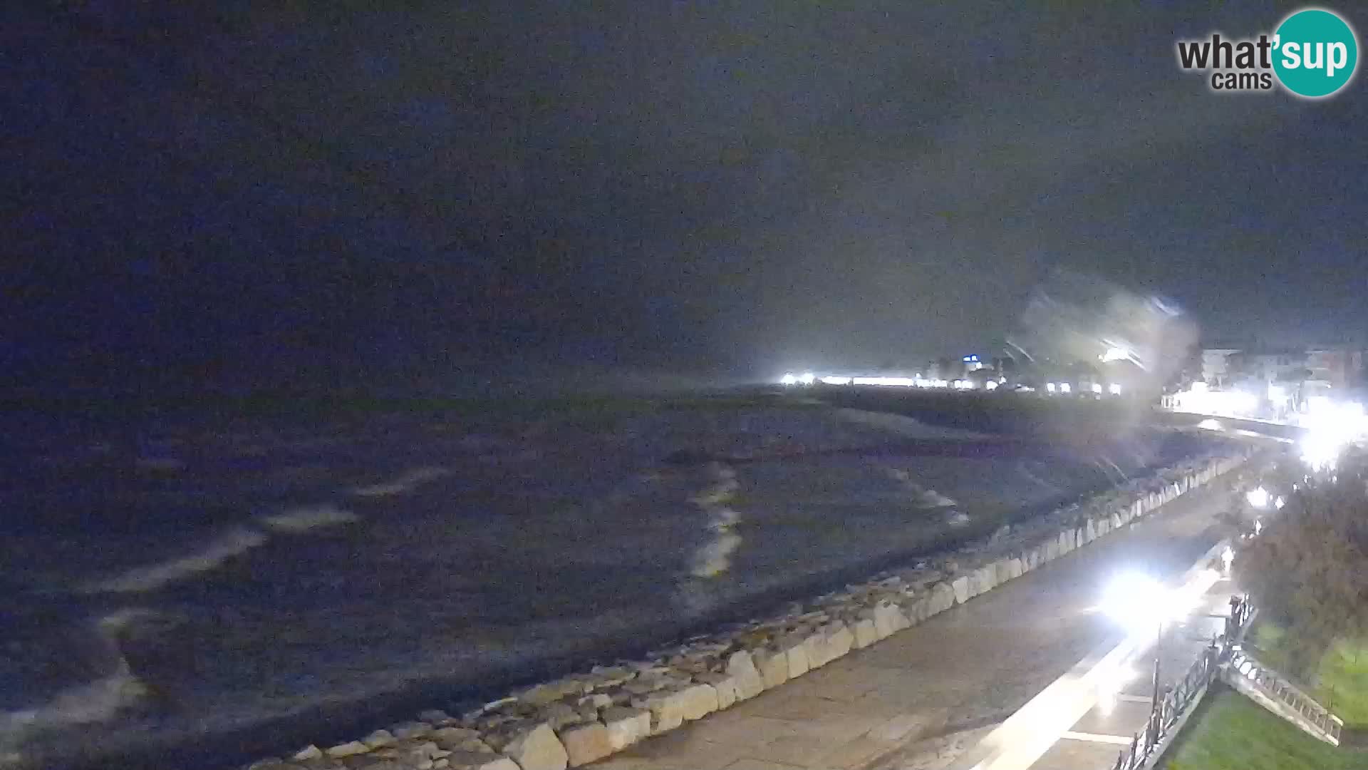 Webcam Caorle Ponente – Vue depuis les Marinai di Caorle