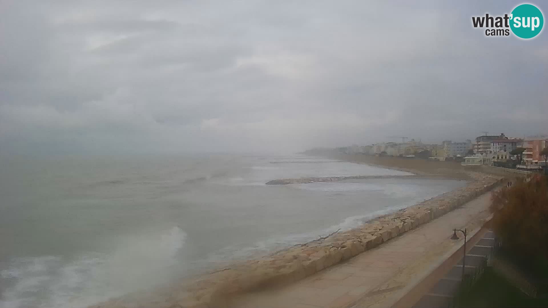 Webcam Caorle Ponente – Blick von Marinai di Caorle