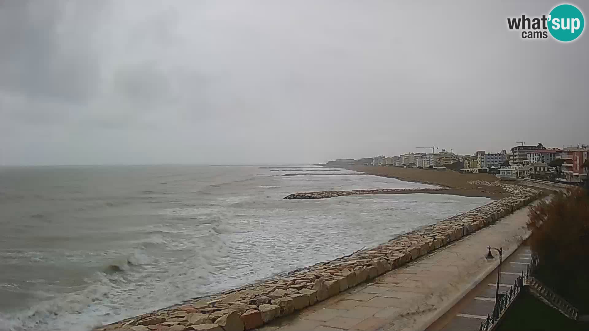 Webcam Caorle Ponente – Blick von Marinai di Caorle