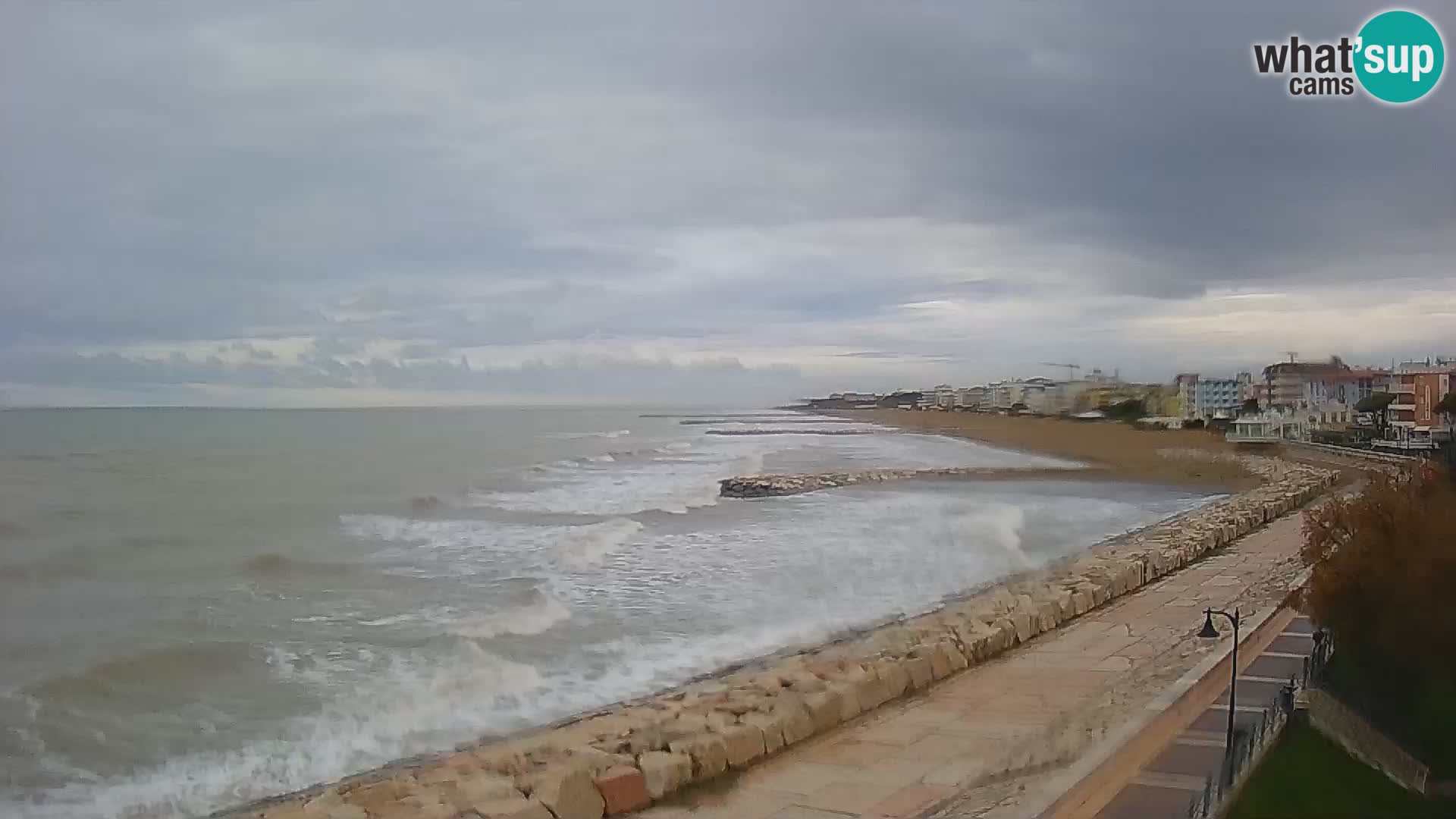 Webcam Caorle Ponente – Vue depuis les Marinai di Caorle