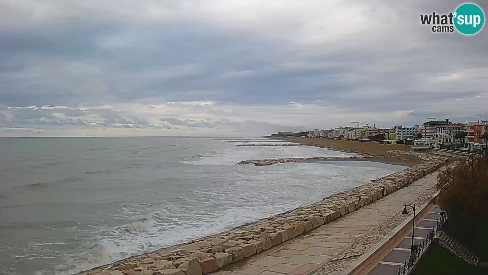 Webcam Caorle Ponente – Blick von Marinai di Caorle