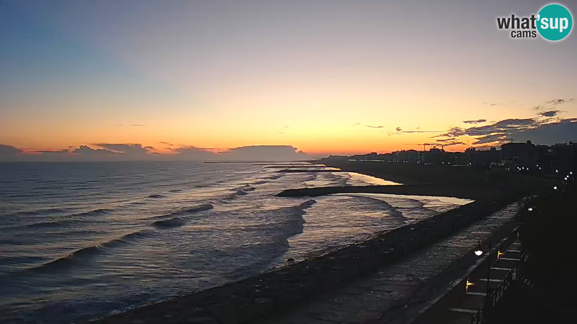 Webcam Caorle Ponente – Vue depuis les Marinai di Caorle