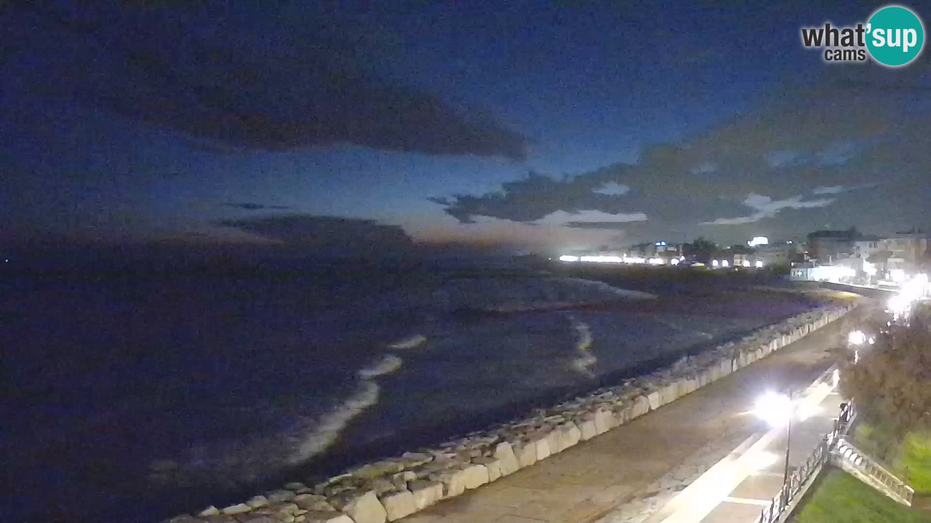 Webcam Caorle Ponente – Blick von Marinai di Caorle